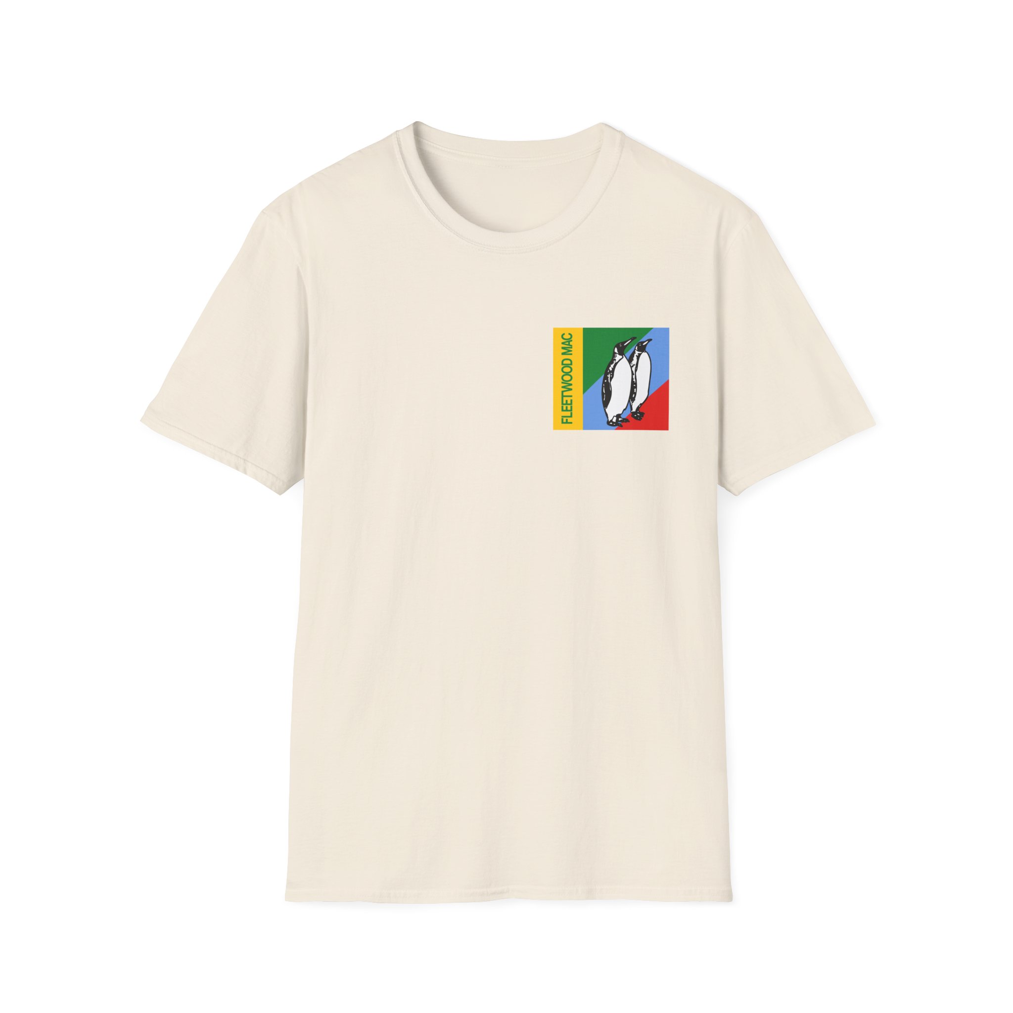 Fleetwood Mac Duo Penguin Collared Unisex Softstyle T-Shirt - Image 5