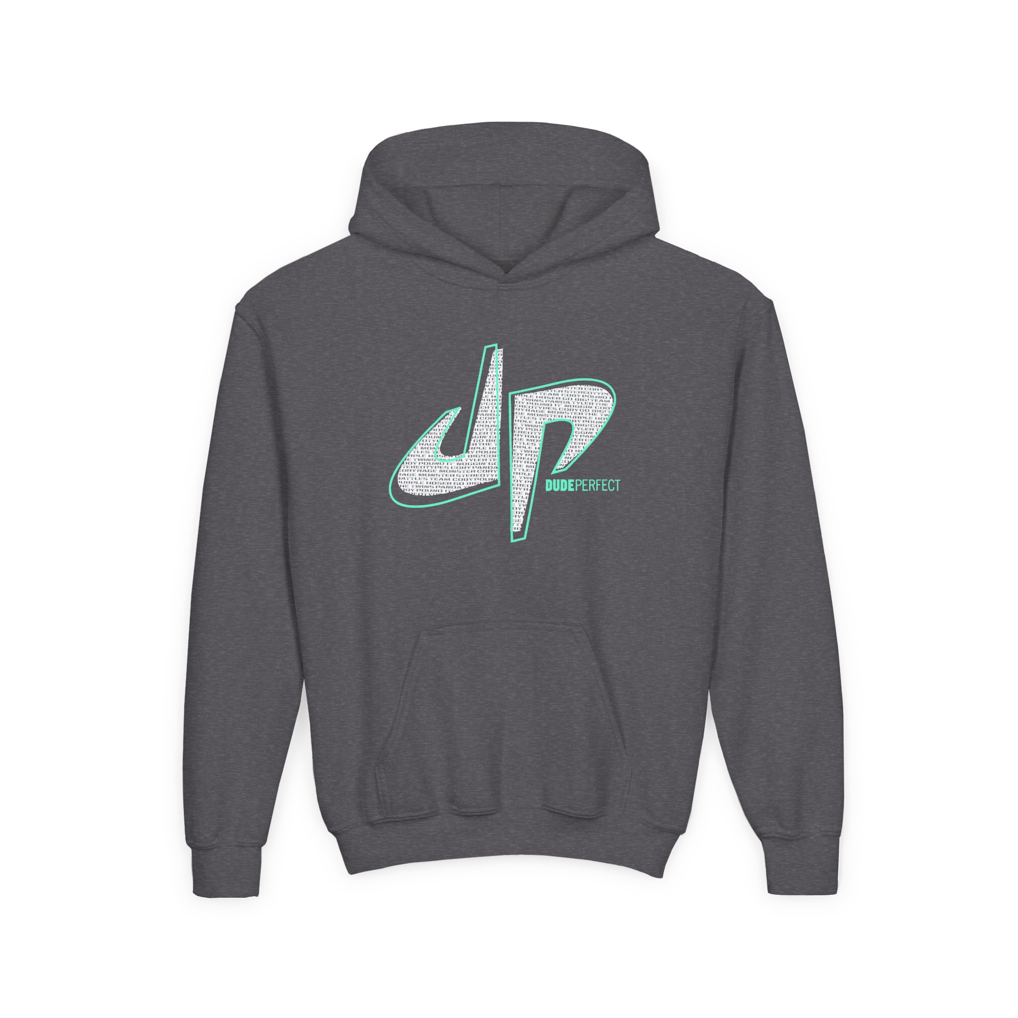 Dude Perfect Pound It Reflective Youth Heavy Blend Hooded Sweatshirt - Image 7