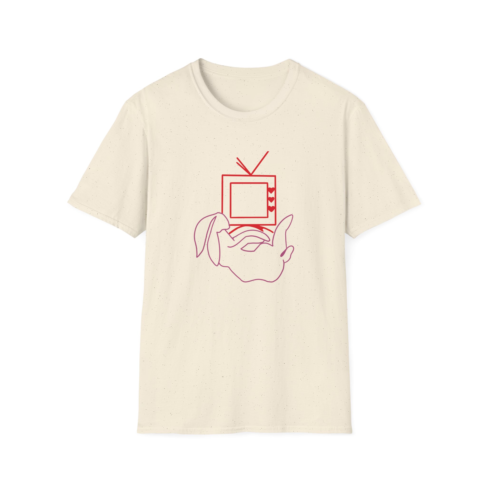 Love on Tour Harry Styles Bunny Tv Unisex Softstyle T-Shirt - Image 7