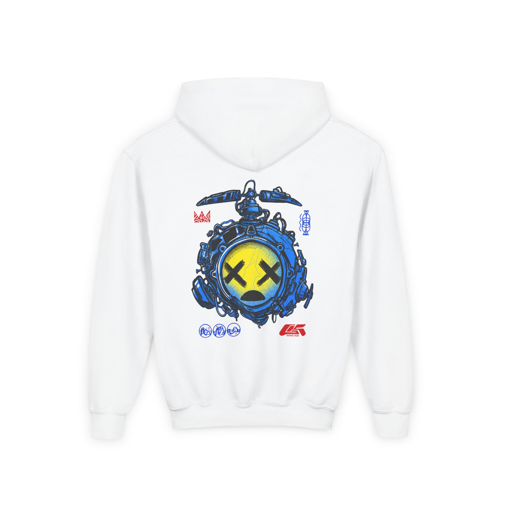 Good Kid Drone Youth Heavy Blend Hooded Sweatshirt - Image 2