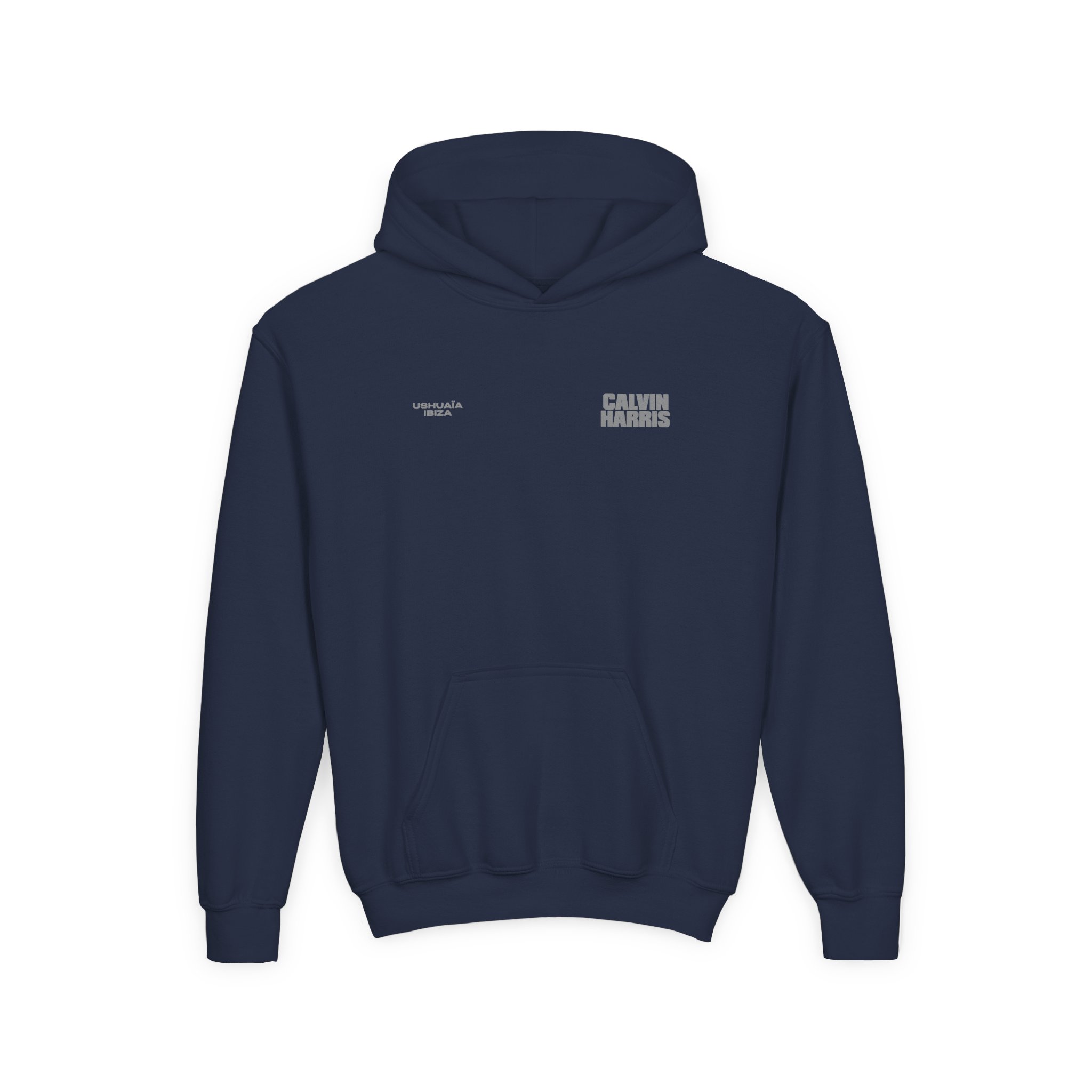 Youth Calvin Harris Ibiza Text Heavy Blend Hooded Sweatshirt - Image 7