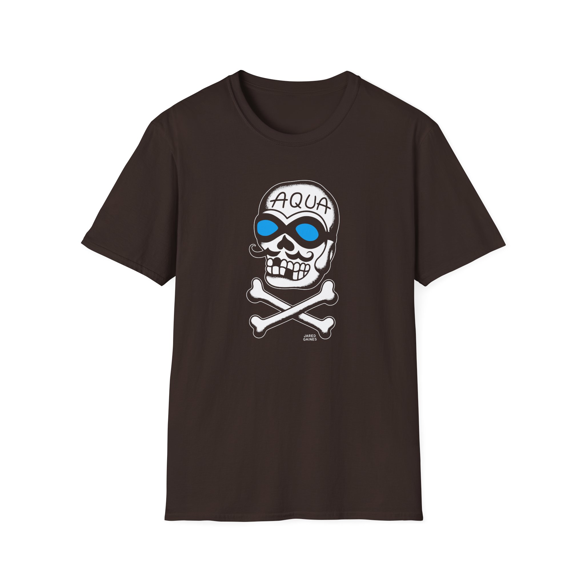 The Aquabats! * Jared Gaines AquaSkully! Unisex Softstyle T-Shirt - Image 5