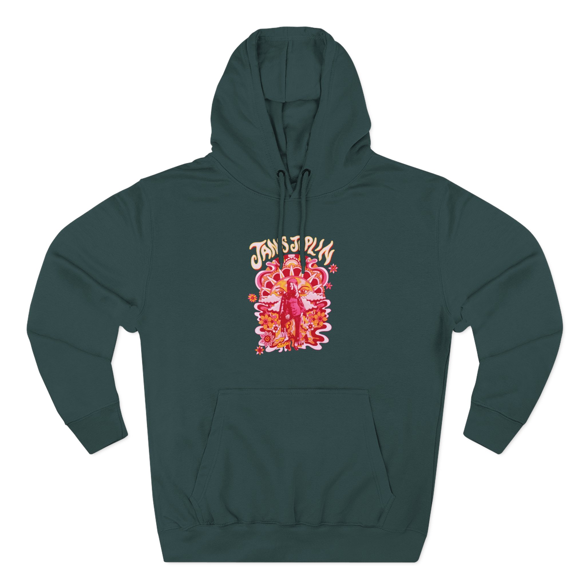 Janis Joplin Groovy Three-Panel Fleece Hoodie - Image 7