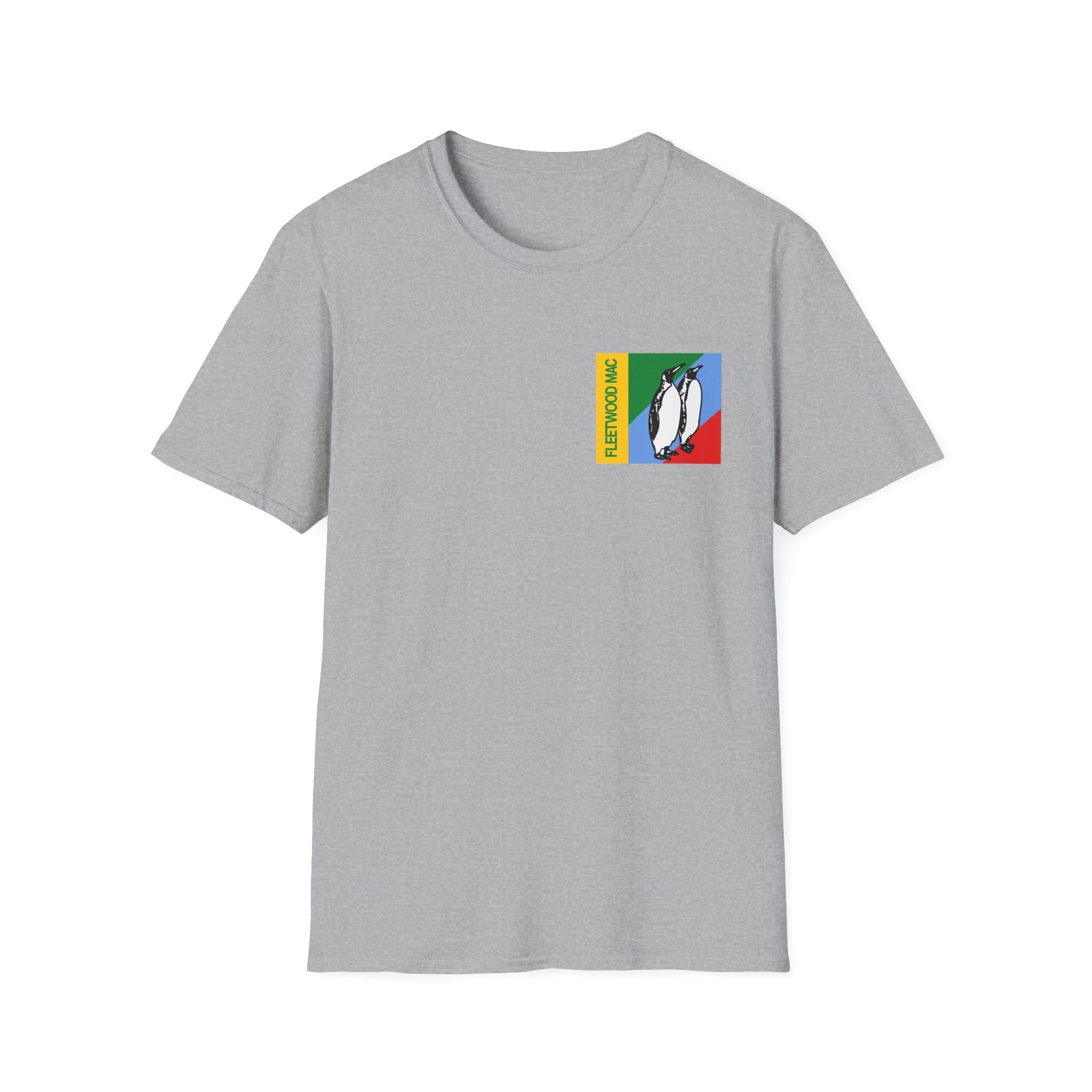 Fleetwood Mac Duo Penguin Collared Unisex Softstyle T-Shirt - Image 9