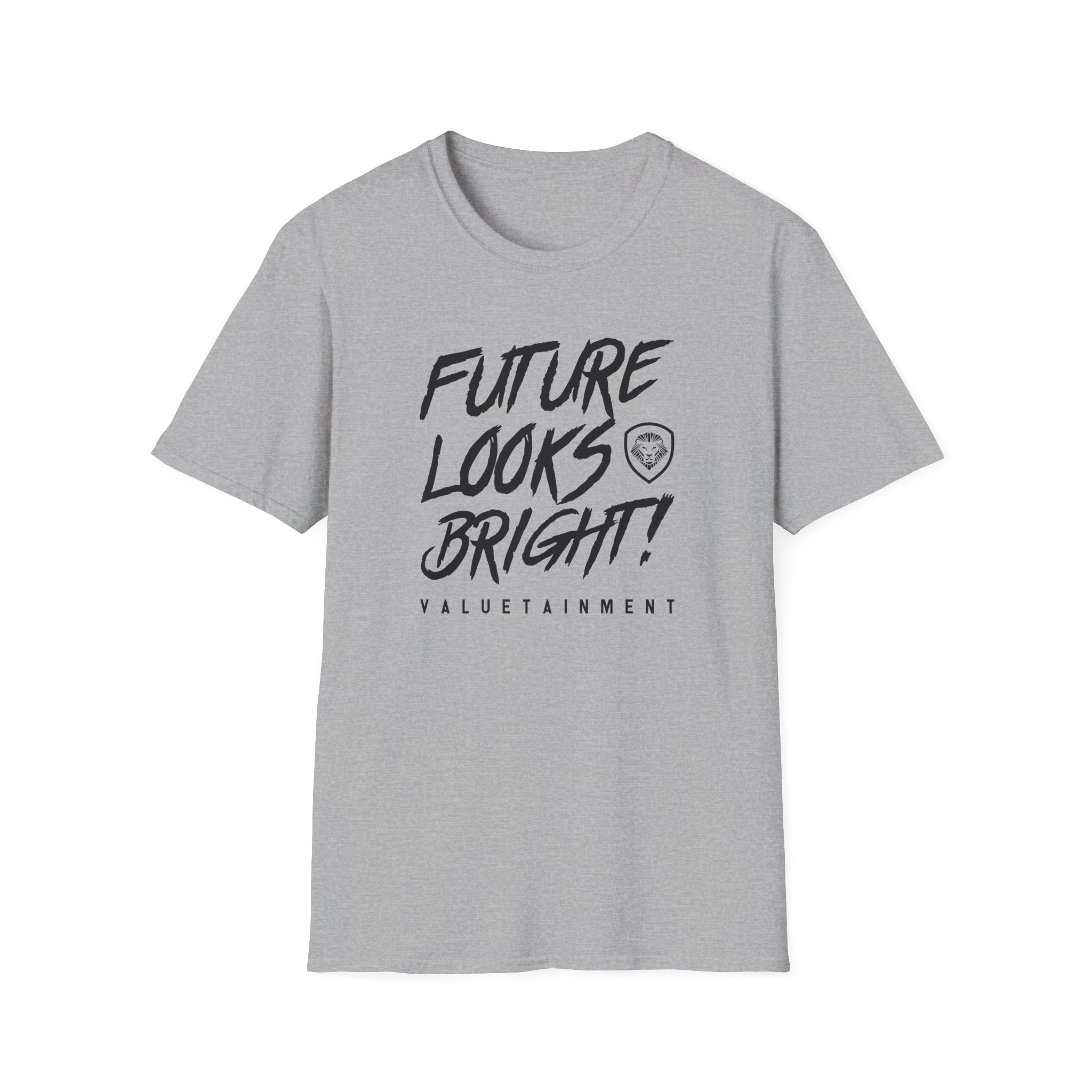 Valuetainment Future Looks Bright Unisex Softstyle T-Shirt - Image 9