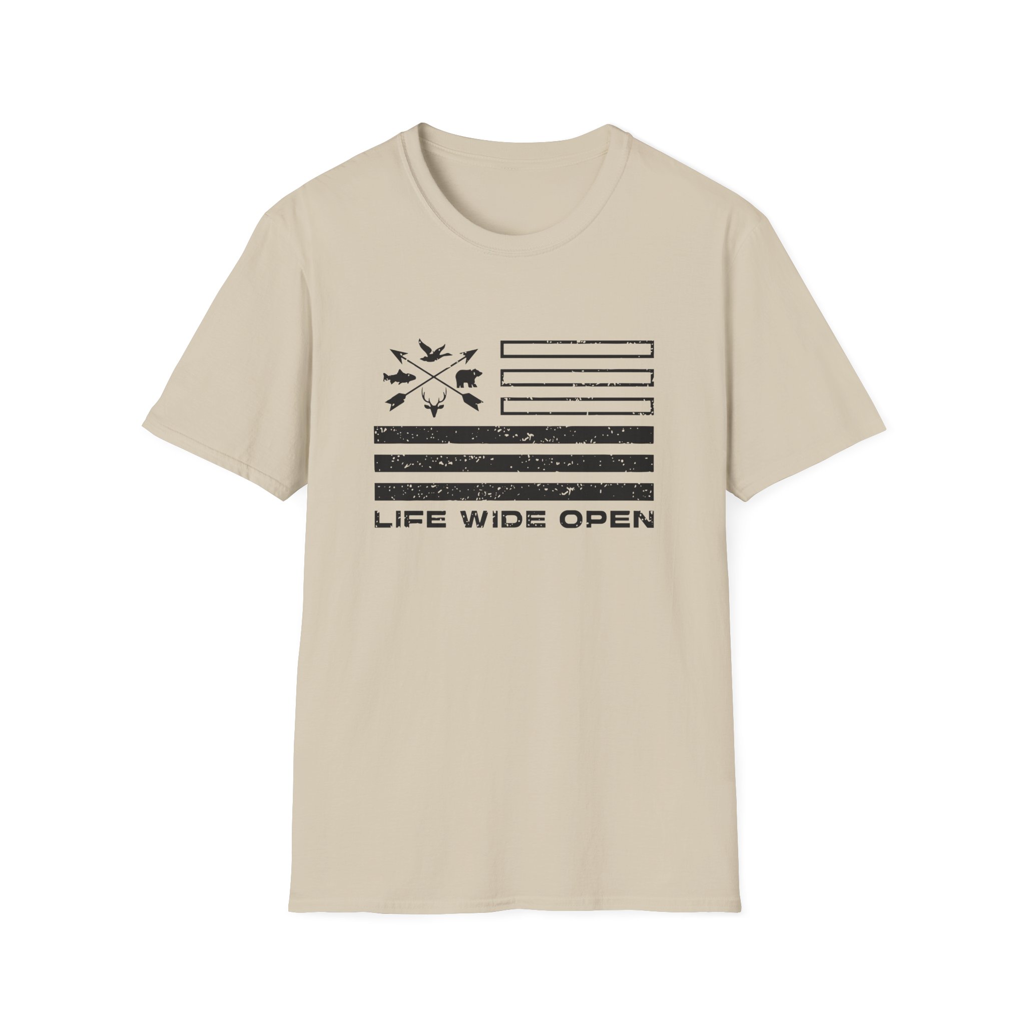 Cboystv Freedom Outdoors Unisex Softstyle T-Shirt - Image 3