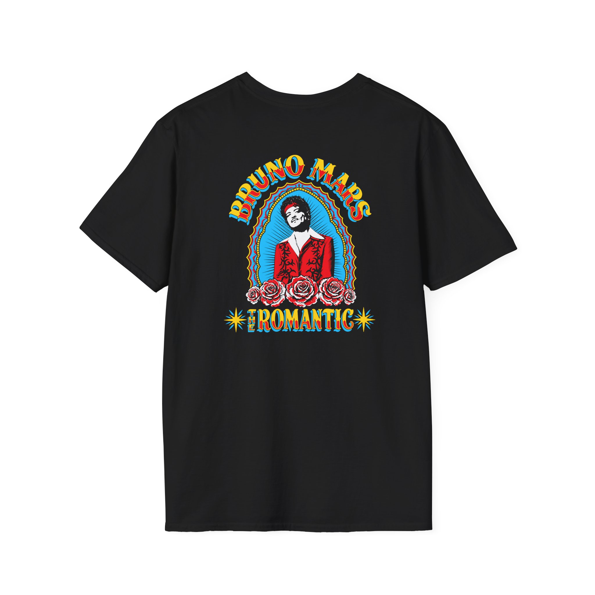 Bruno Mars the Romantic Halo Unisex Softstyle T-Shirt - Image 2