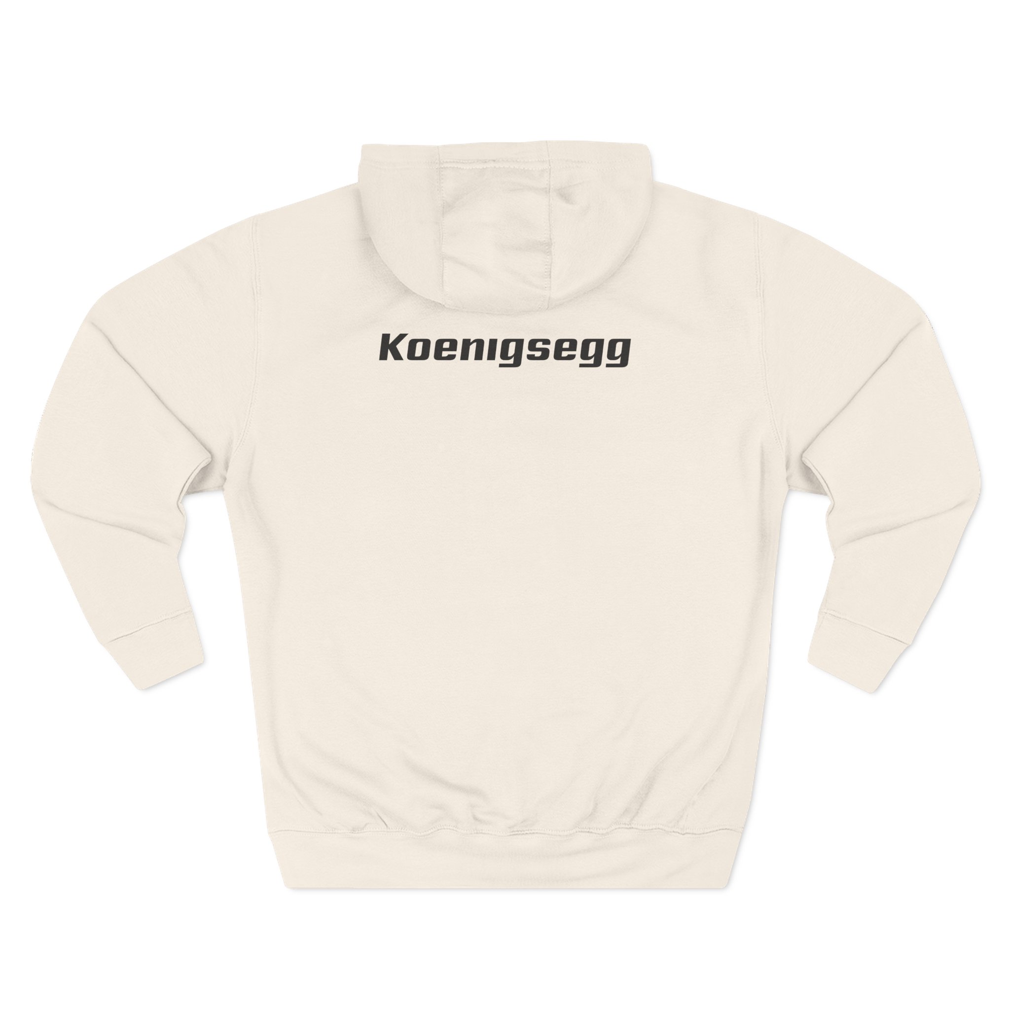 Koenigsegg Gridded Three-Panel Fleece Hoodie - Image 4
