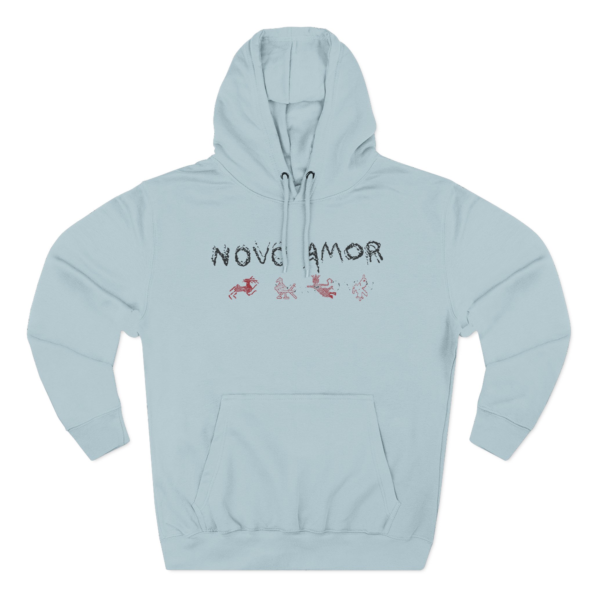 Novo Amor Symbols Three-Panel Fleece Hoodie - Image 9