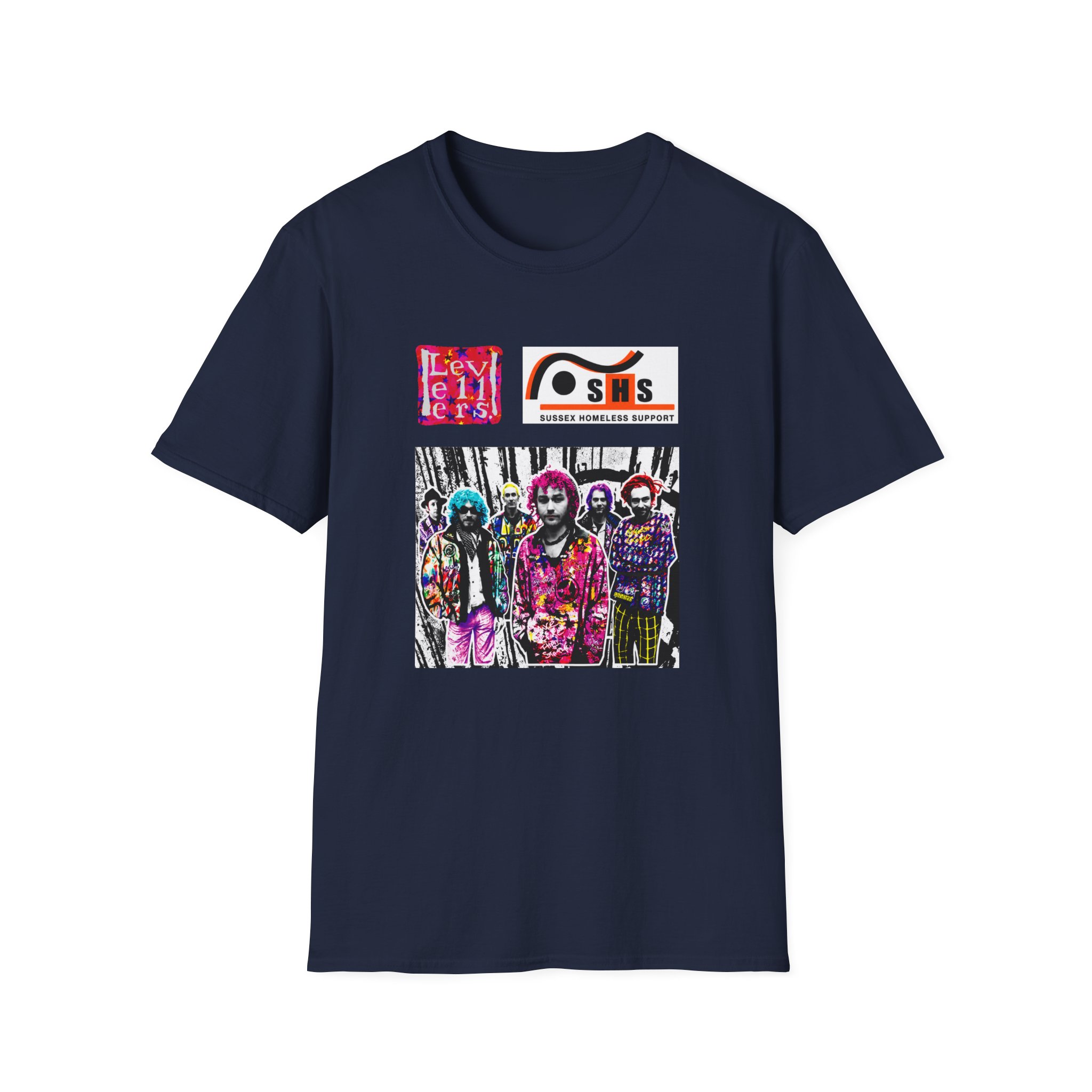Levellers Postman Print Unisex Softstyle T-Shirt - Image 15