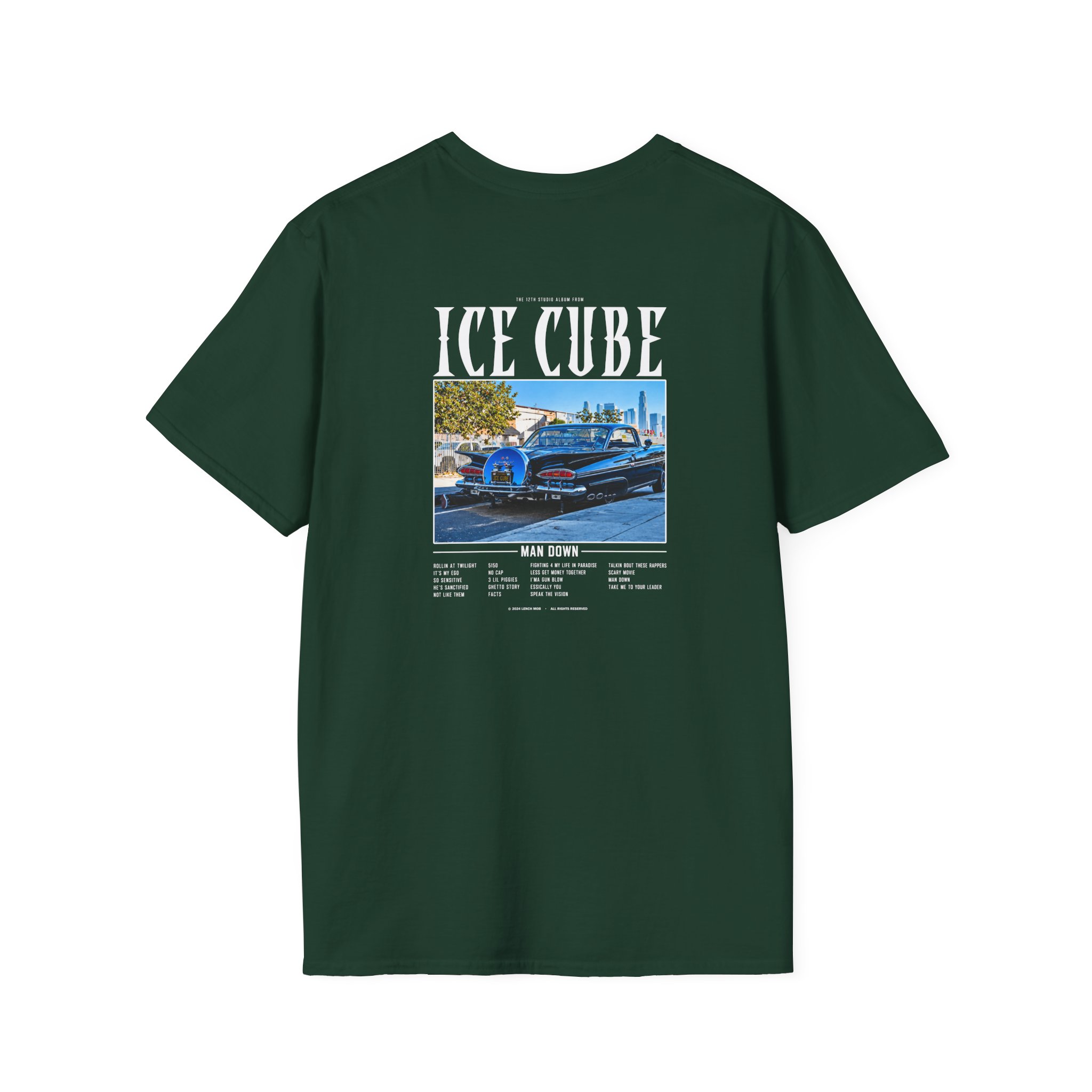 Ice Cube Man Down Street Unisex Softstyle T-Shirt - Image 8