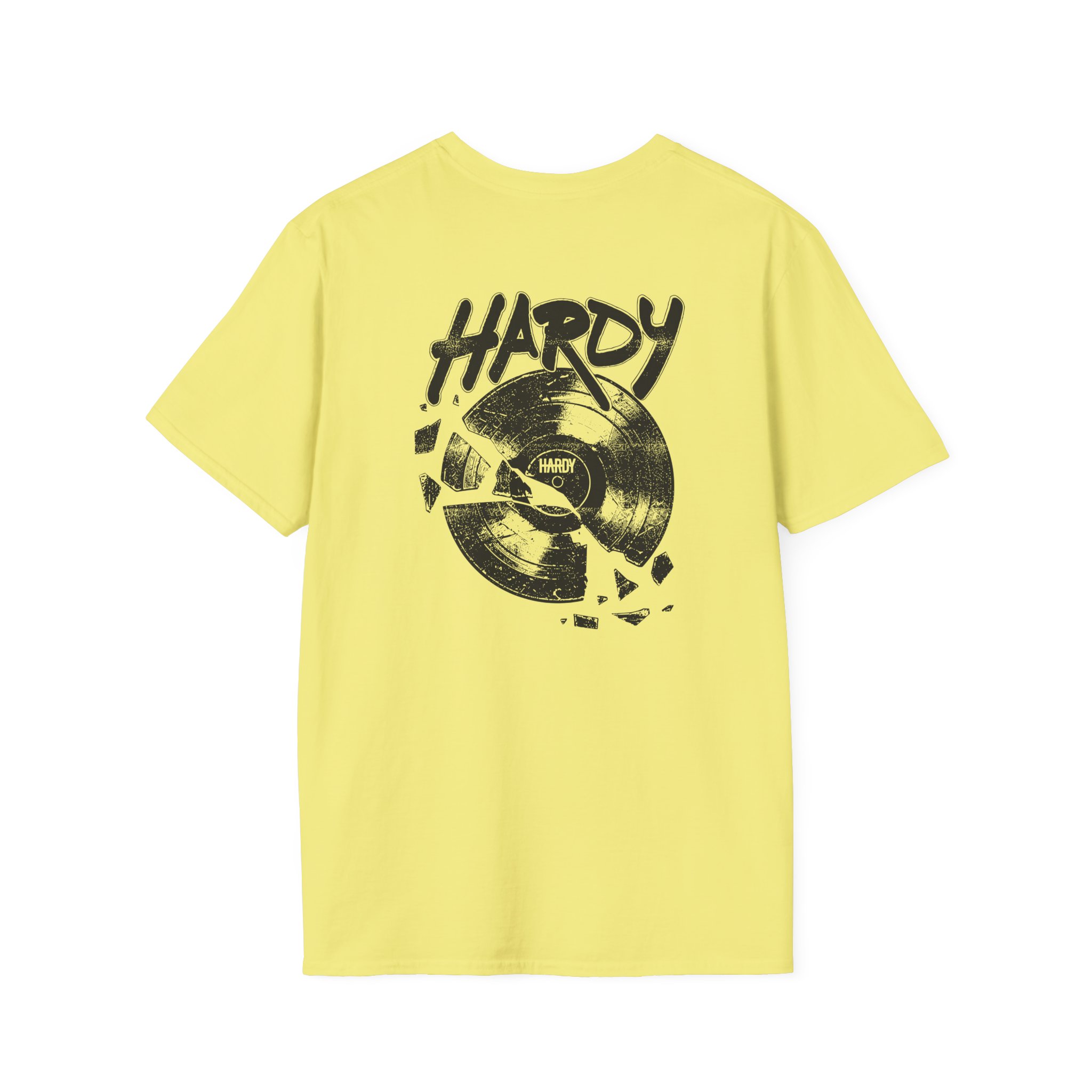 Hd Orange Record Unisex Softstyle T-Shirt - Image 14