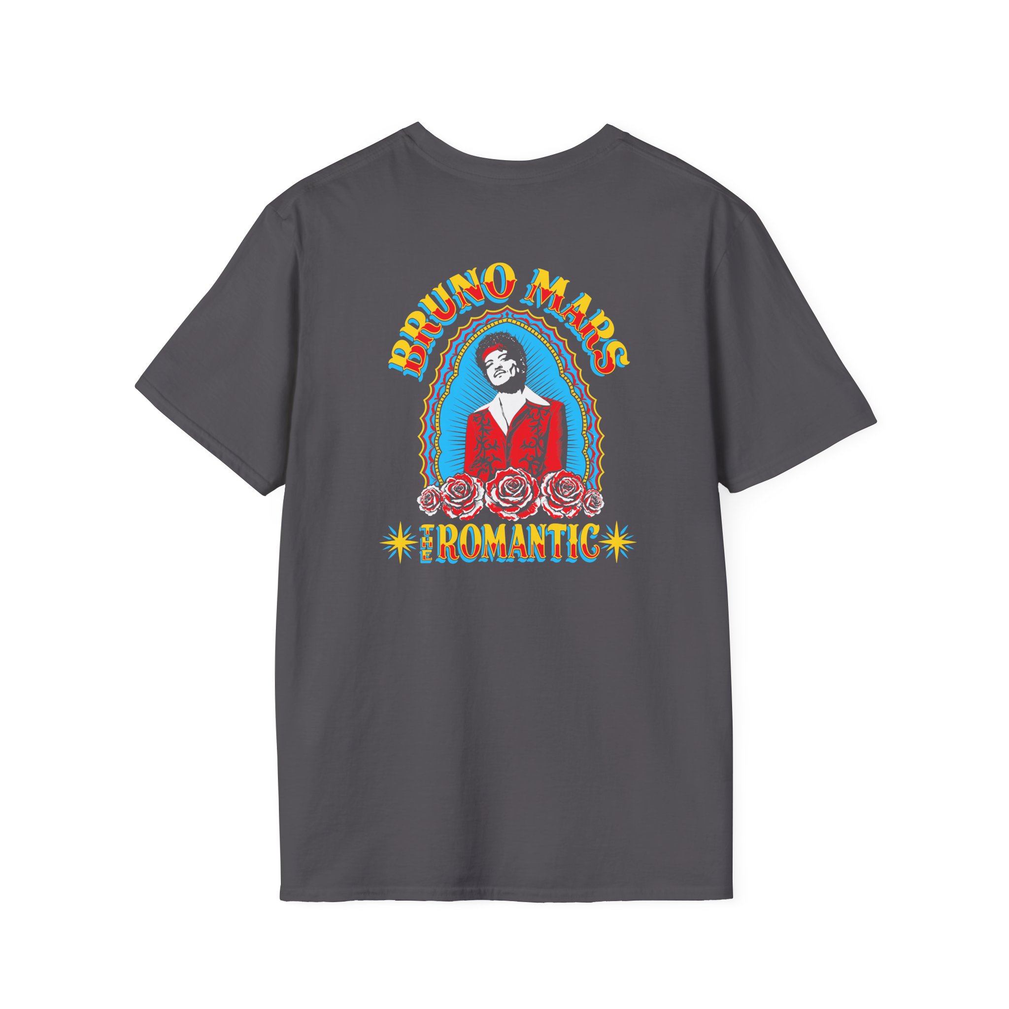 Bruno Mars the Romantic Halo Unisex Softstyle T-Shirt - Image 8