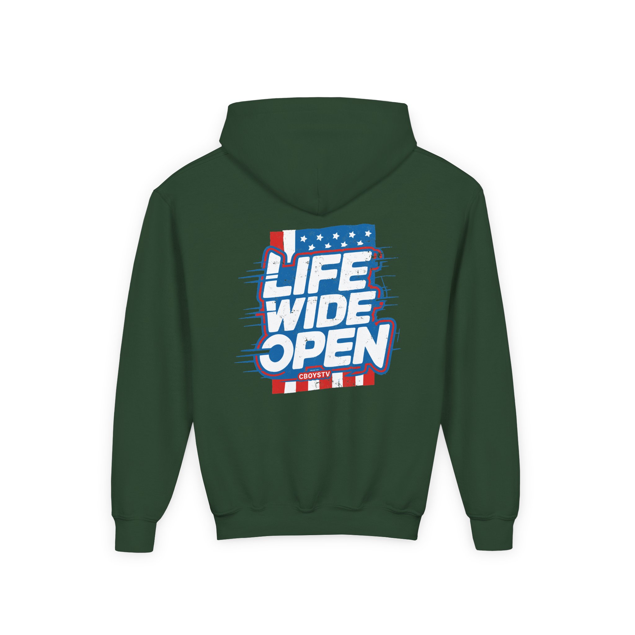 Cboystv Patriot Youth Heavy Blend Hooded Sweatshirt - Image 8