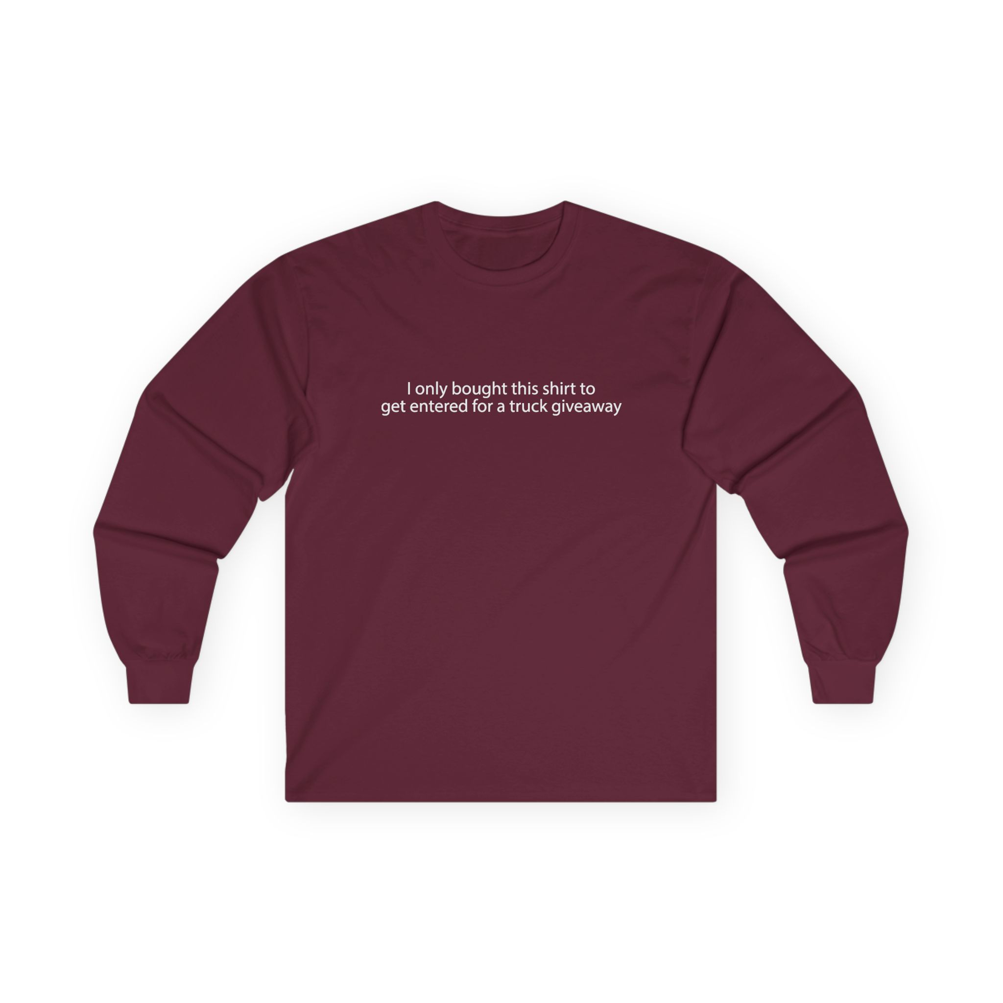 Cboystv Truck Giveaway Unisex Ultra Cotton Long Sleeve Tee - Image 3