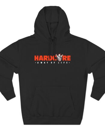 Thunderdome Hardcore Away of Life Three-Panel Fleece Hoodie