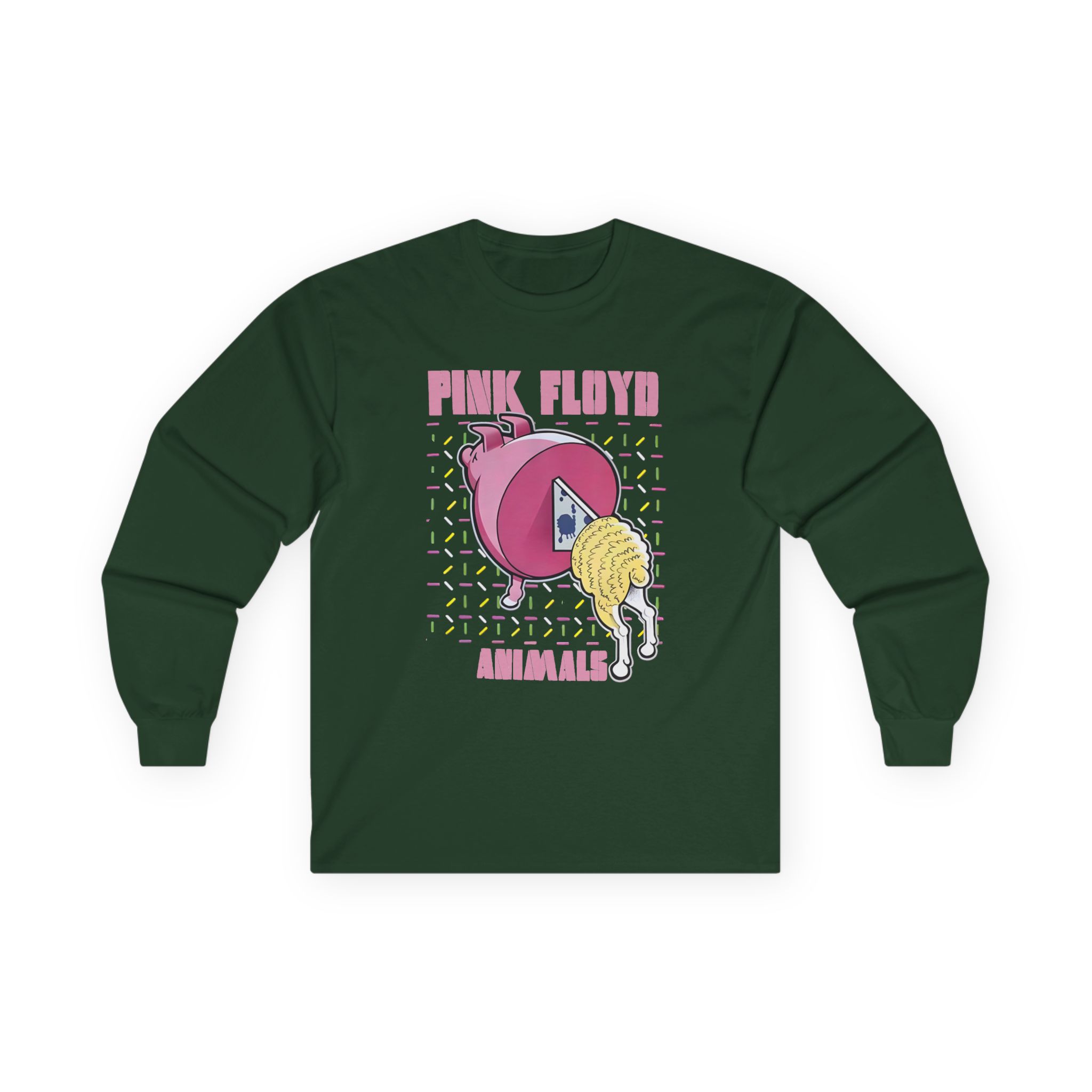 Pink Floyd Animals Oink Oink Unisex Ultra Cotton Long Sleeve Tee - Image 5