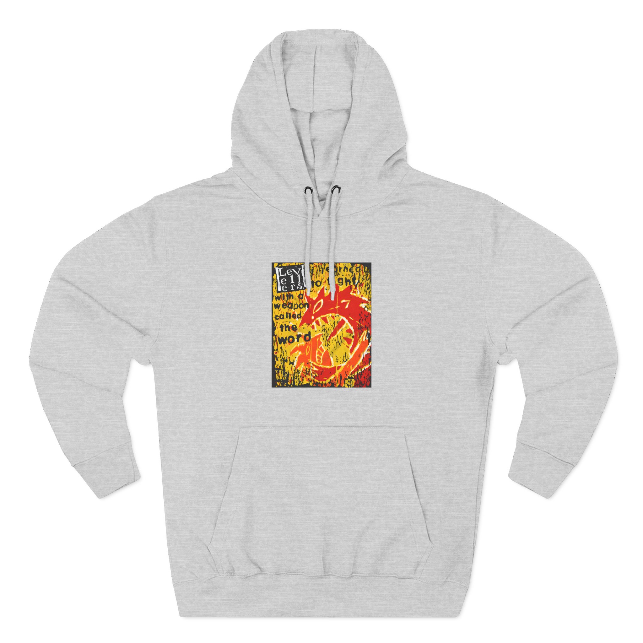 Levellers a Weapon Called the Word Three-Panel Fleece Hoodie - Image 3