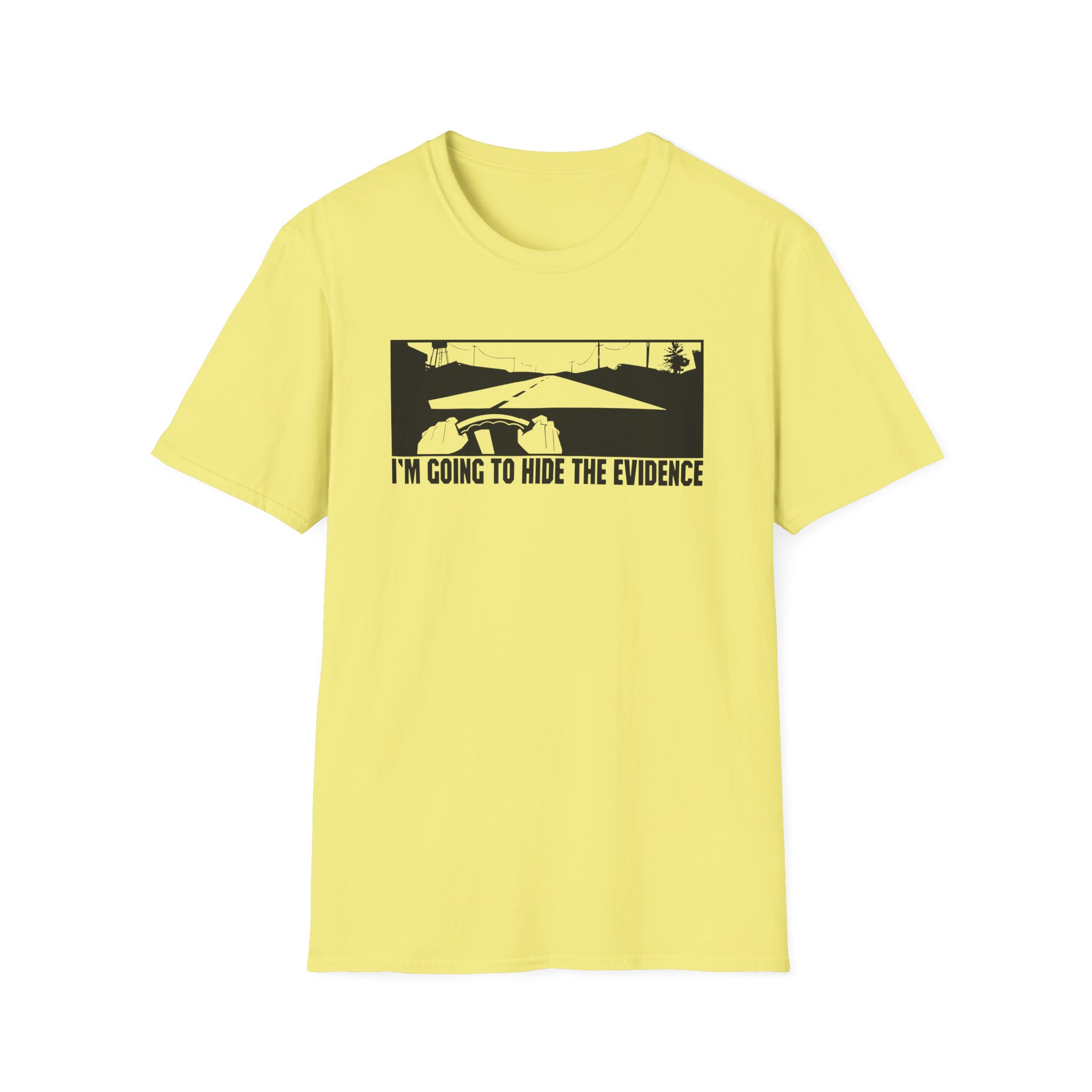 Shroud Hide The Evidence Unisex Softstyle T-Shirt - Image 9