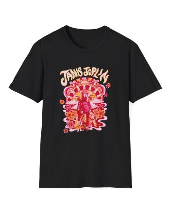 Janis Joplin Groovy Unisex Softstyle T-shirt