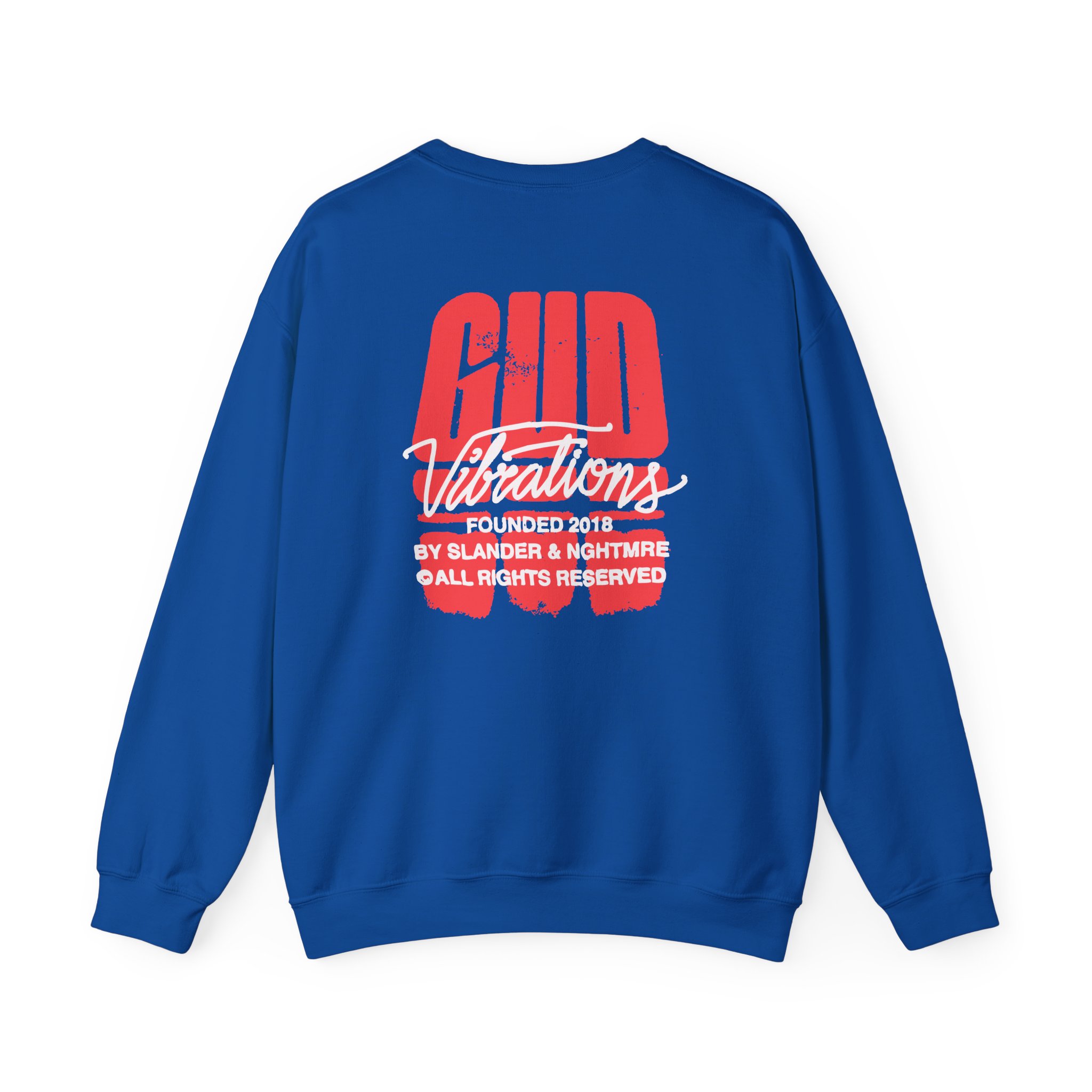Slander Gud Vibrations Graffiti Unisex Heavy Blend™ Crewneck Sweatshirt - Image 14