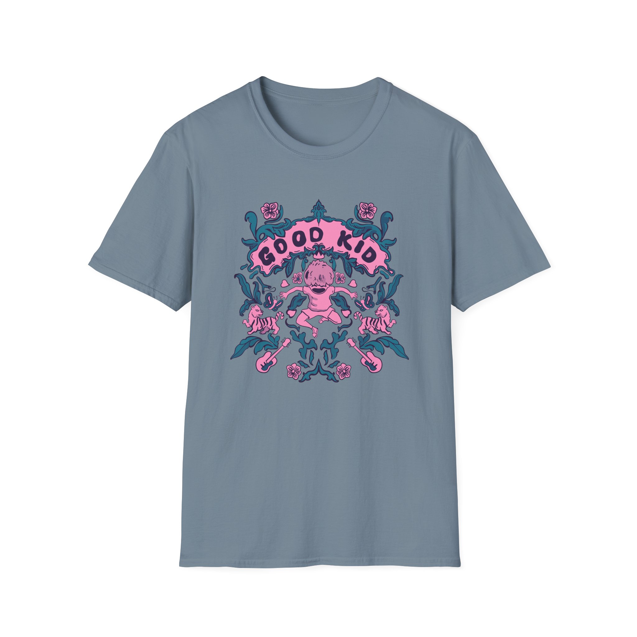 Good Kid Mirror World Unisex Softstyle T-Shirt - Image 25