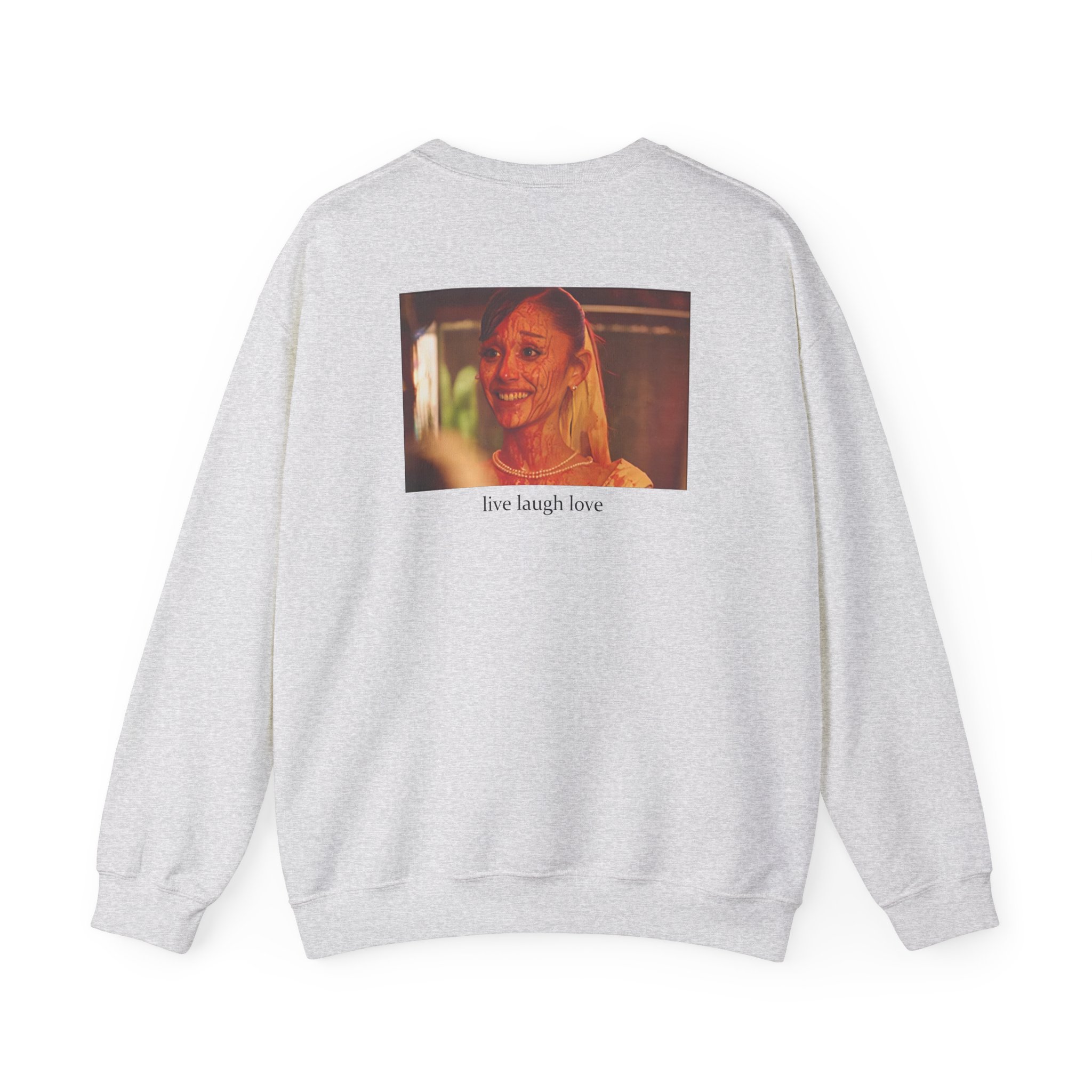 AG petal live laugh love Unisex Heavy Blend™ Crewneck Sweatshirt - Image 4