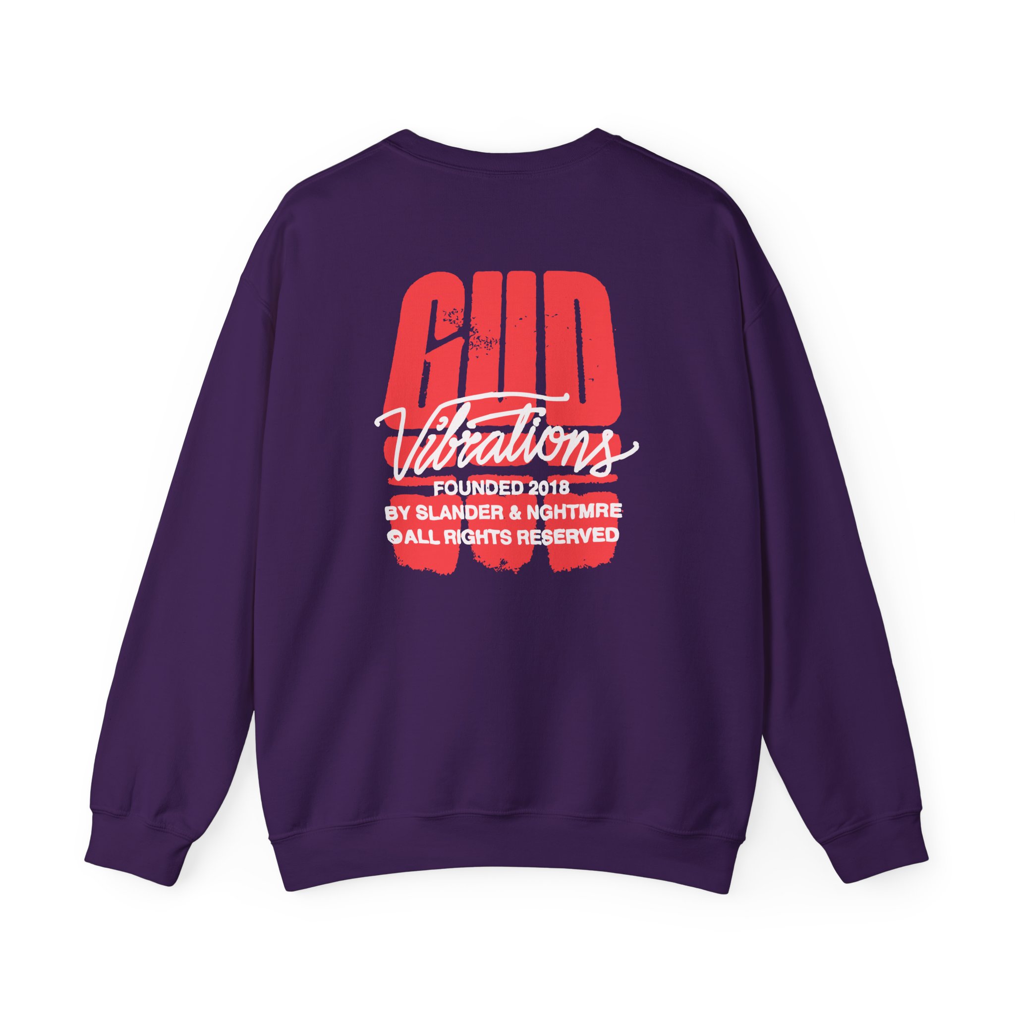 Slander Gud Vibrations Graffiti Unisex Heavy Blend™ Crewneck Sweatshirt - Image 18
