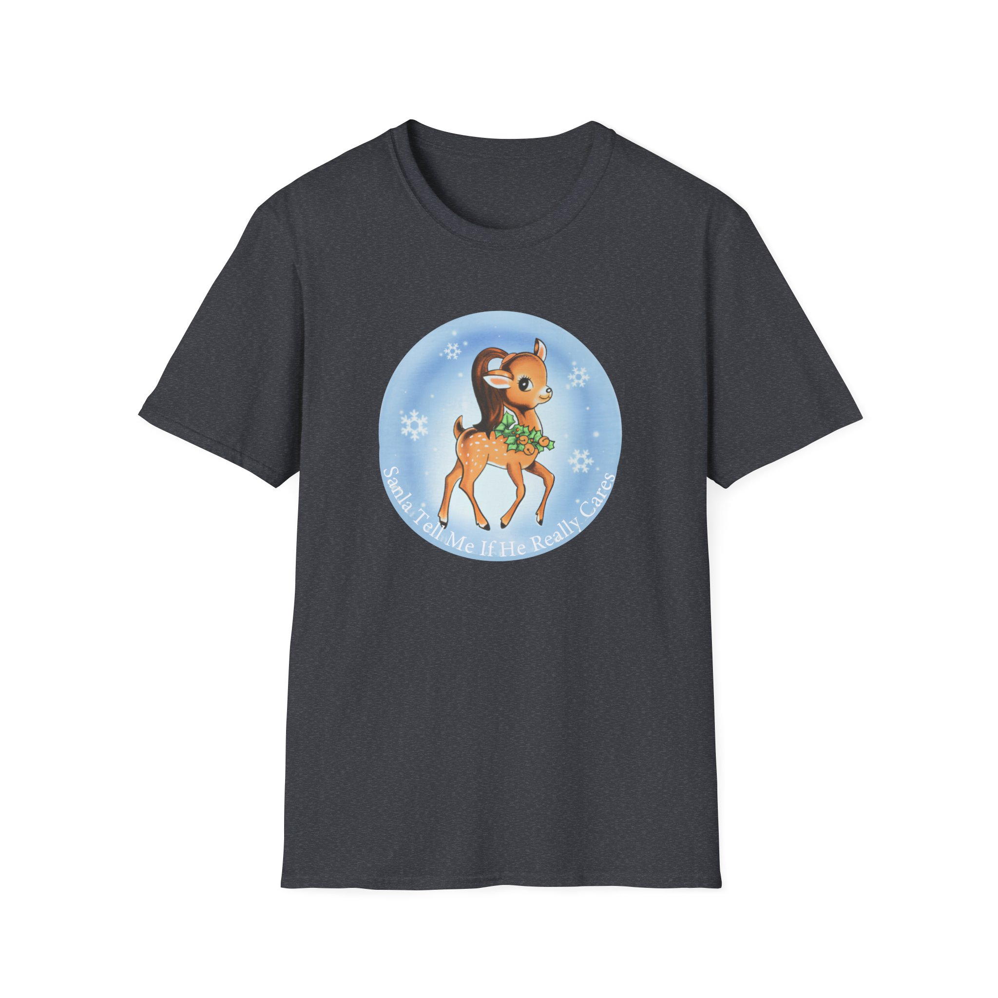 AG Santa Tell Me Unisex Softstyle T-Shirt - Image 9