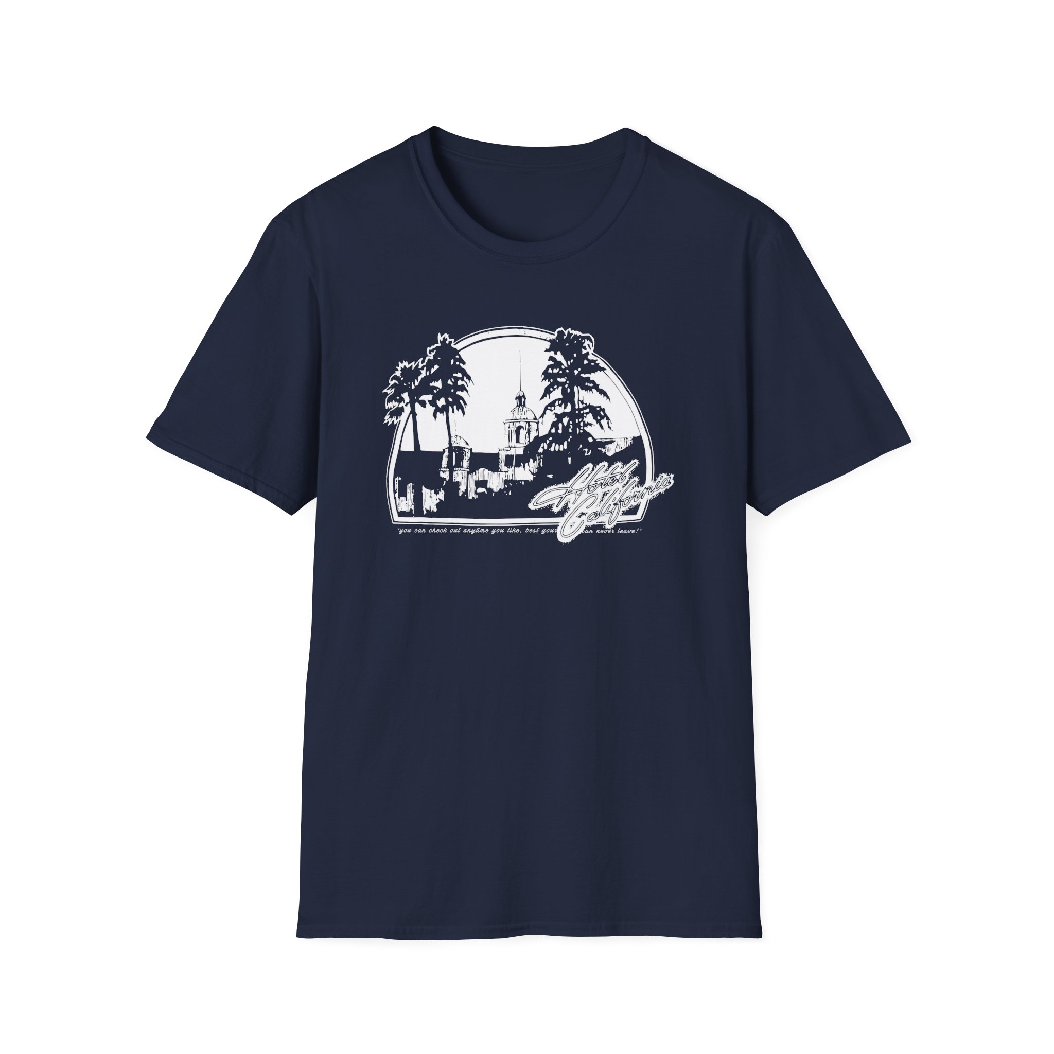The Eagles Hotel California Unisex Softstyle T-Shirt - Image 5