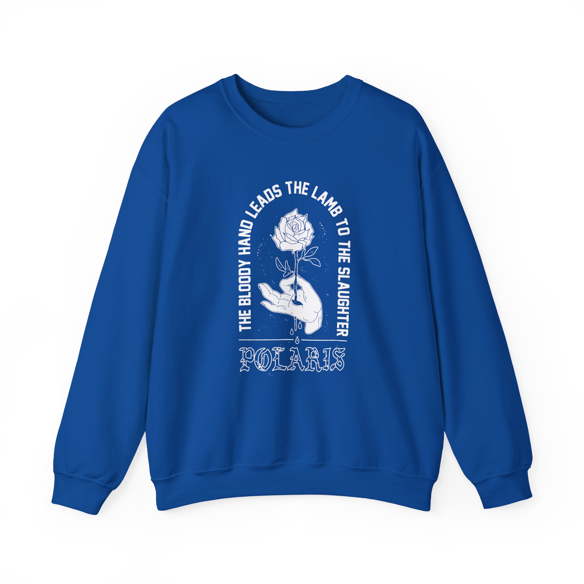 Polaris Bloody Hand Unisex Heavy Blend™ Crewneck Sweatshirt - Image 15