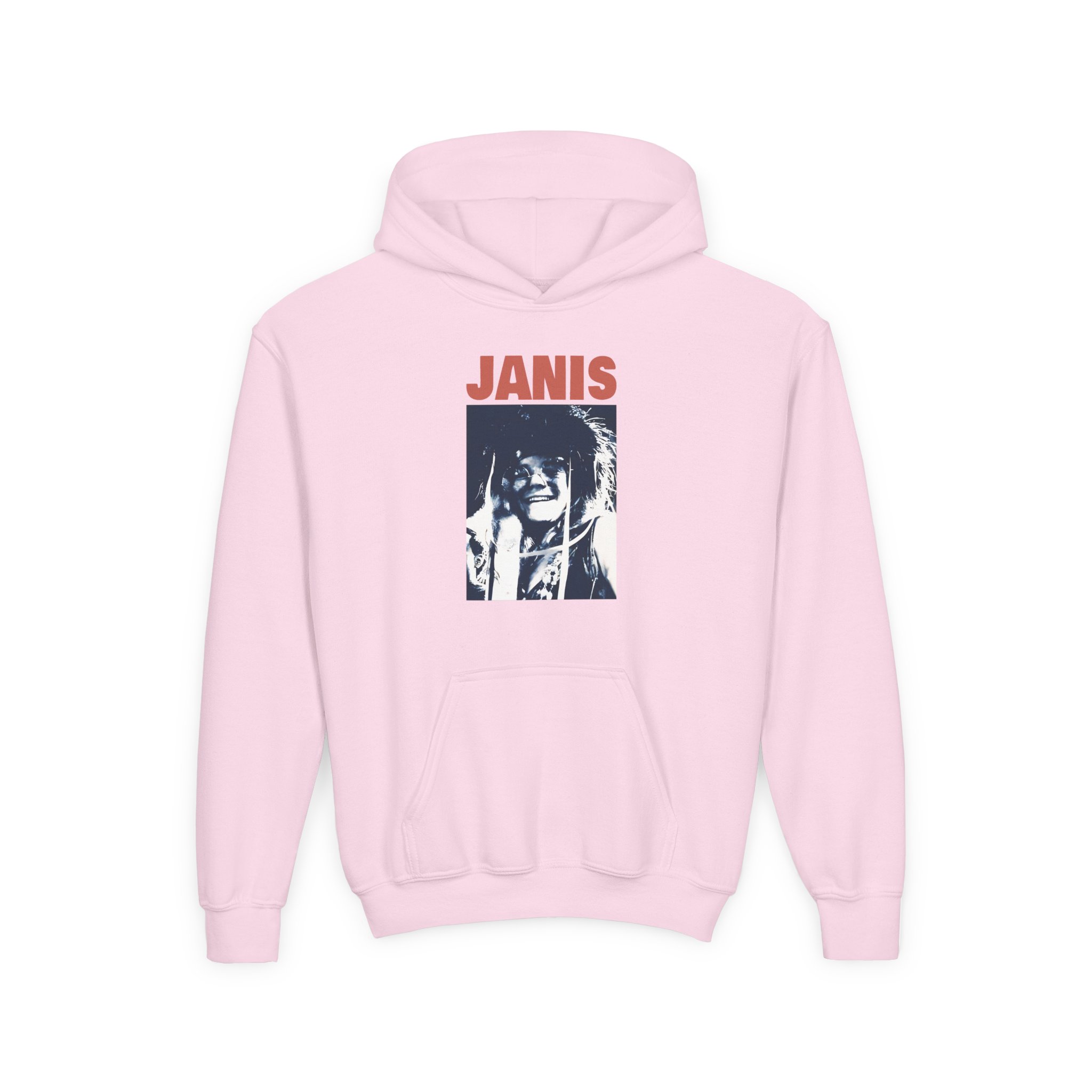Janis Joplin Beatnick Youth Heavy Blend Hooded Sweatshirt - Image 17