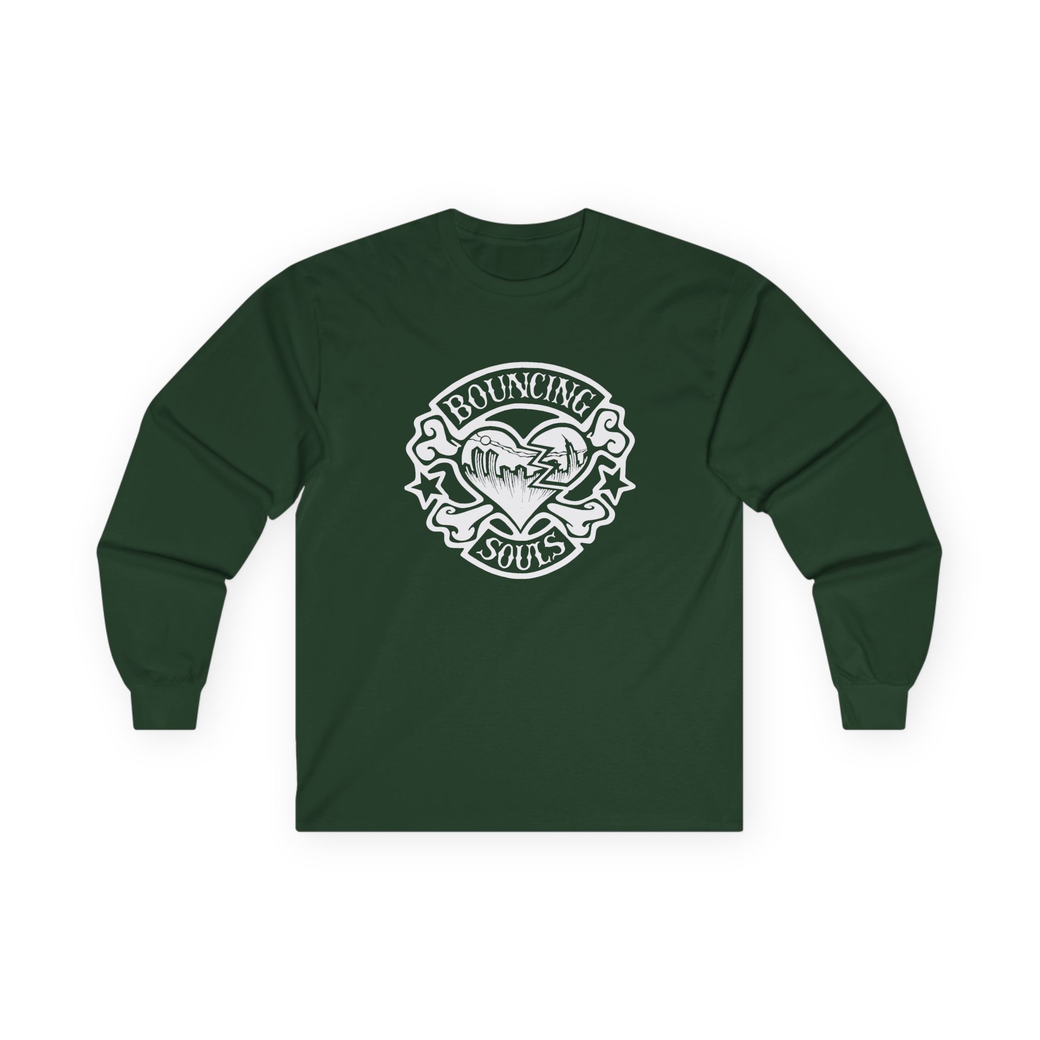 Cold Cuts the Bouncing Souls Rocker Heart Unisex Ultra Cotton Long Sleeve Tee - Image 7