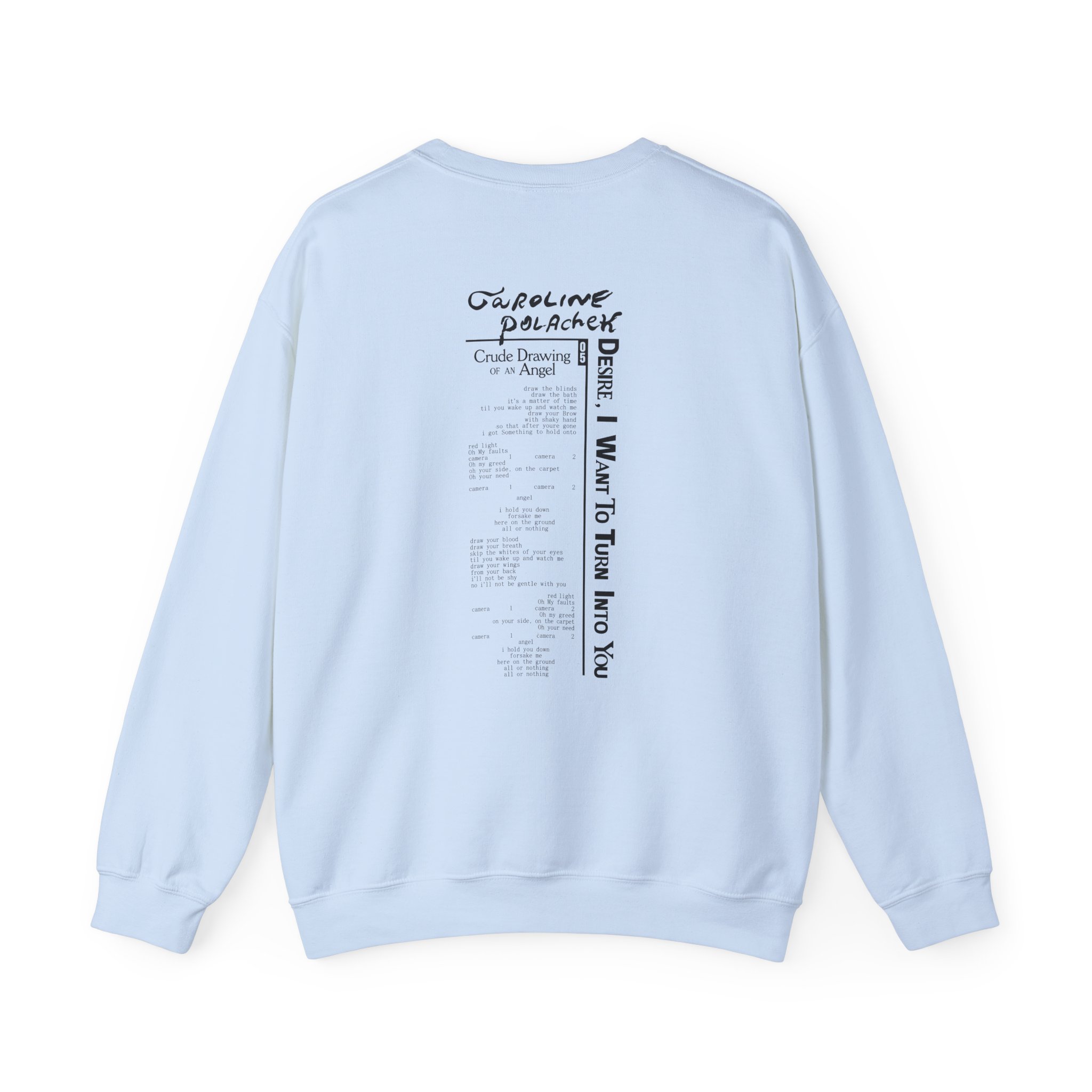 Caroline Polachek Crude Drawing Unisex Heavy Blend™ Crewneck Sweatshirt - Image 8