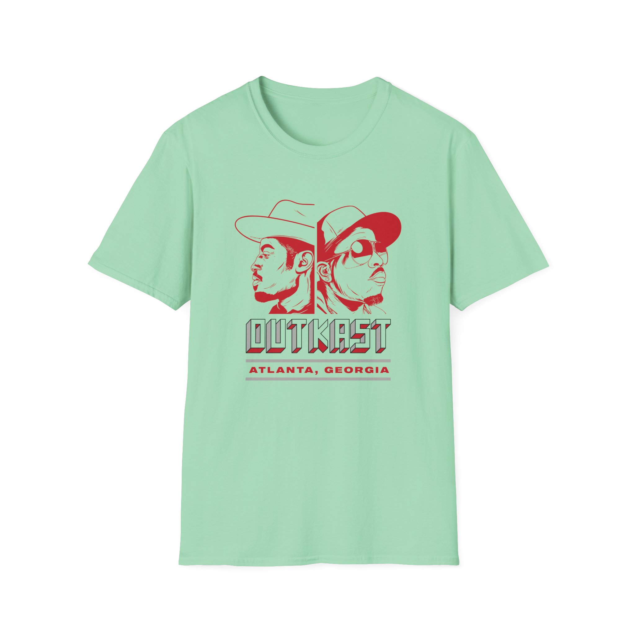 Outkast Outkast Atl Unisex Softstyle T-Shirt - Image 17
