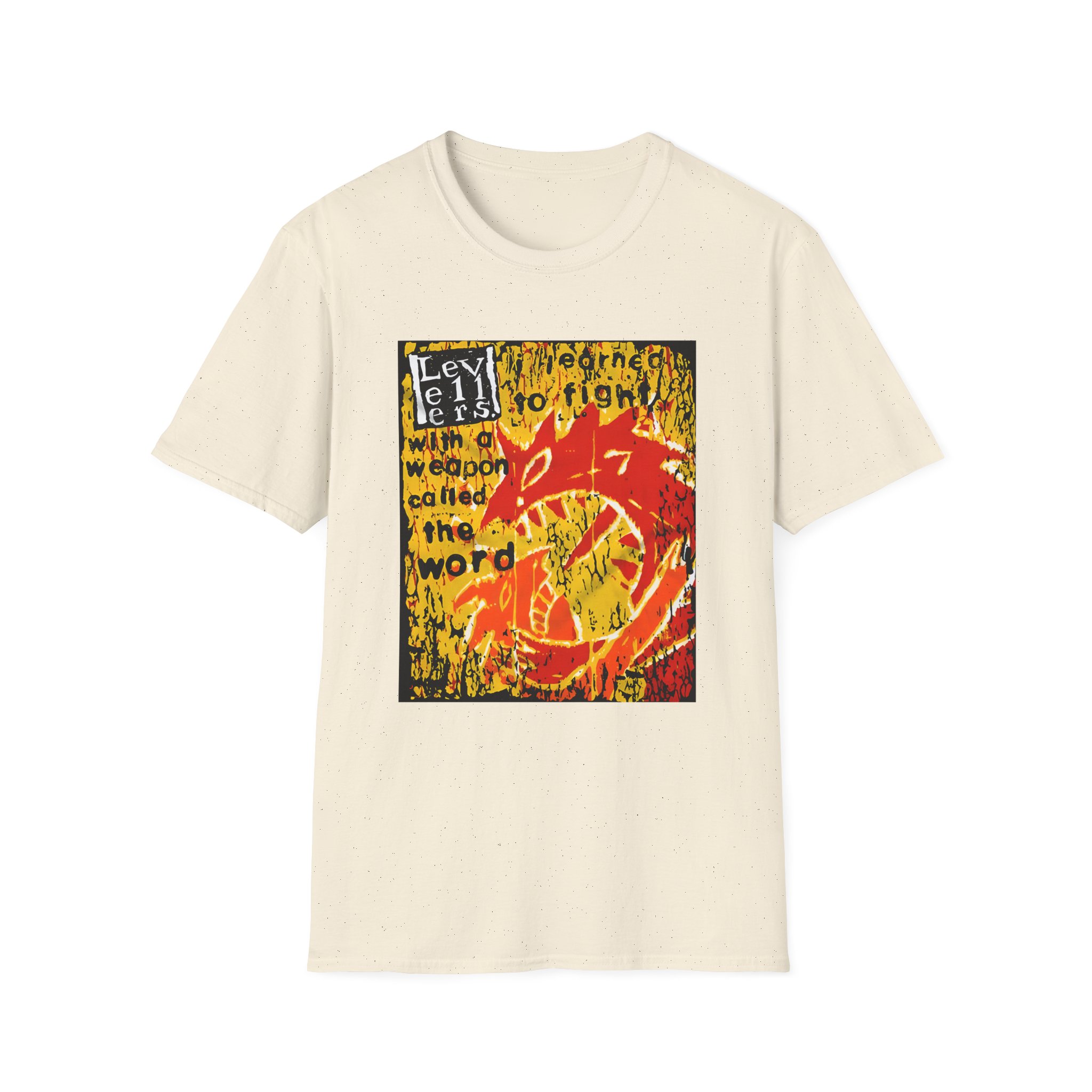 Levellers a Weapon Called the Word Unisex Softstyle T-shirt - Image 7