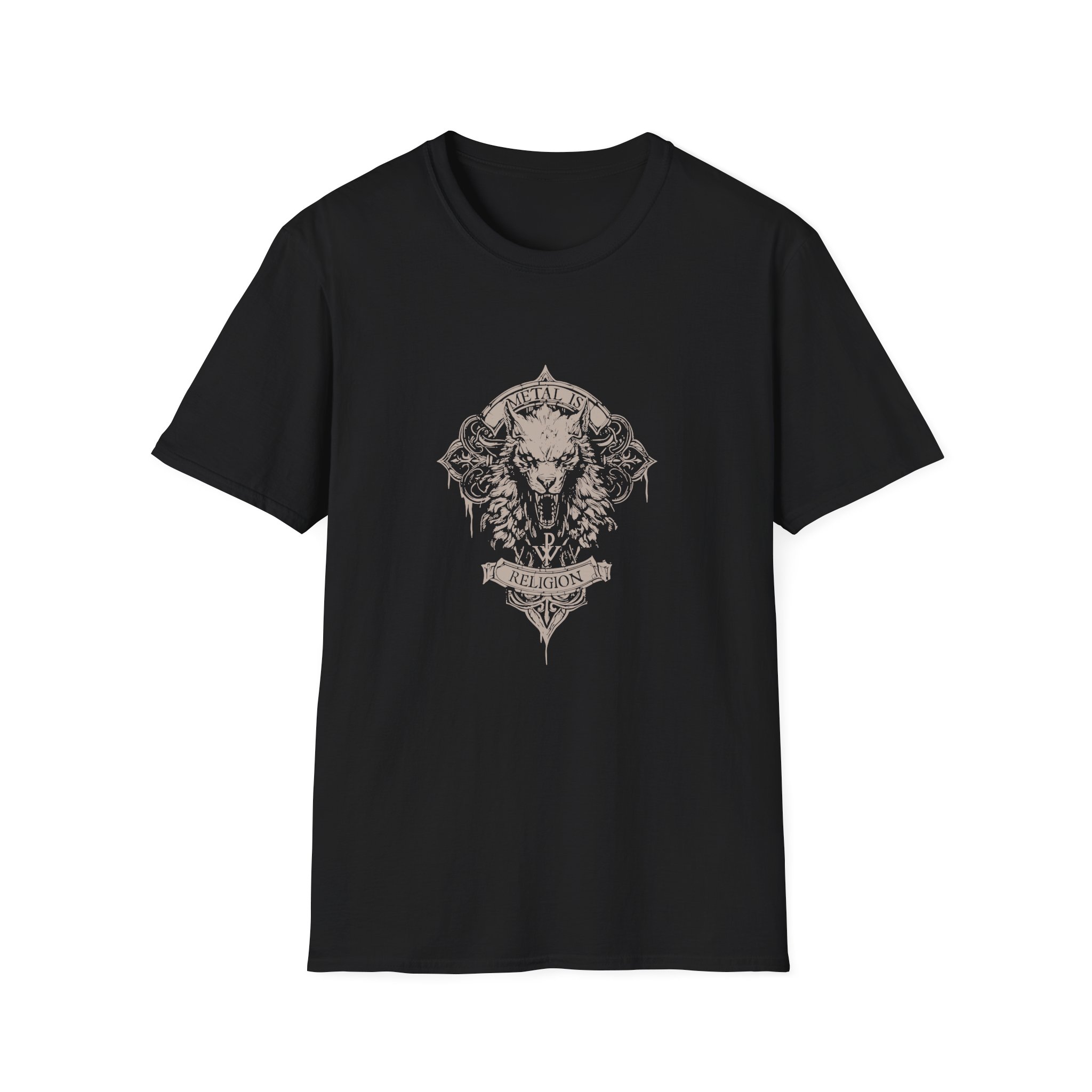 Powerwolf Wolfhead Unisex Softstyle T-Shirt