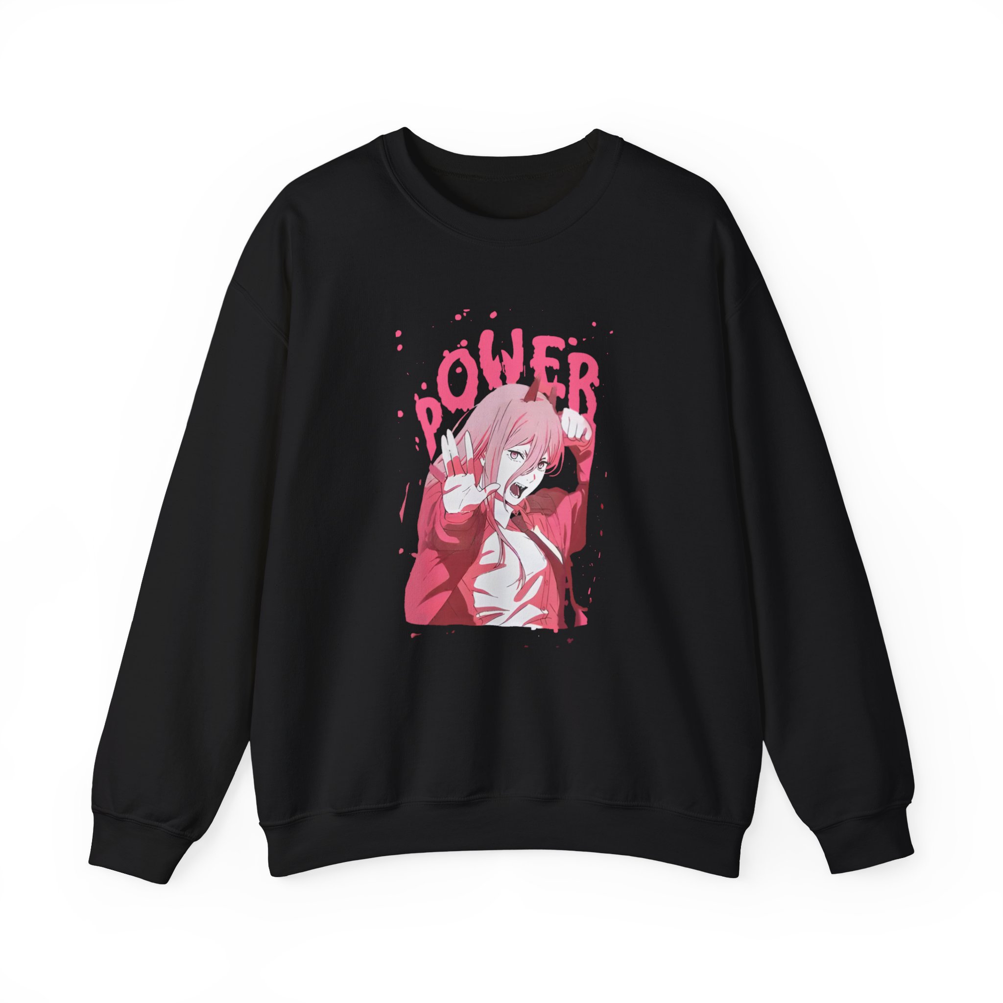 Chainsaw Man Power Splatter Unisex Heavy Blend™ Crewneck Sweatshirt