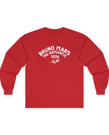Bruno Mars the Romantic Tour Unisex Ultra Cotton Long Sleeve Tee