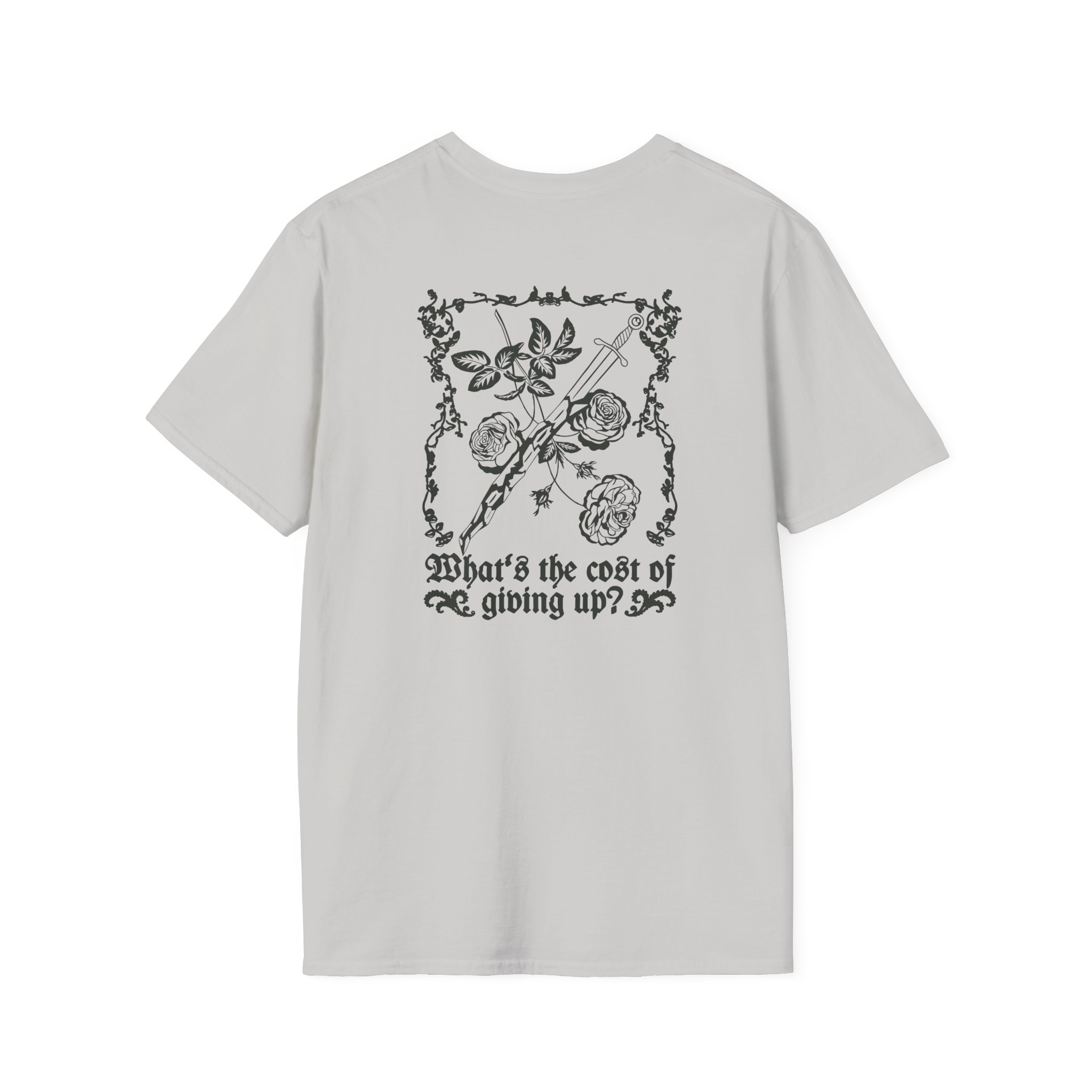 Poppy Cost Of Giving Up Unisex Softstyle T-Shirt - Image 6