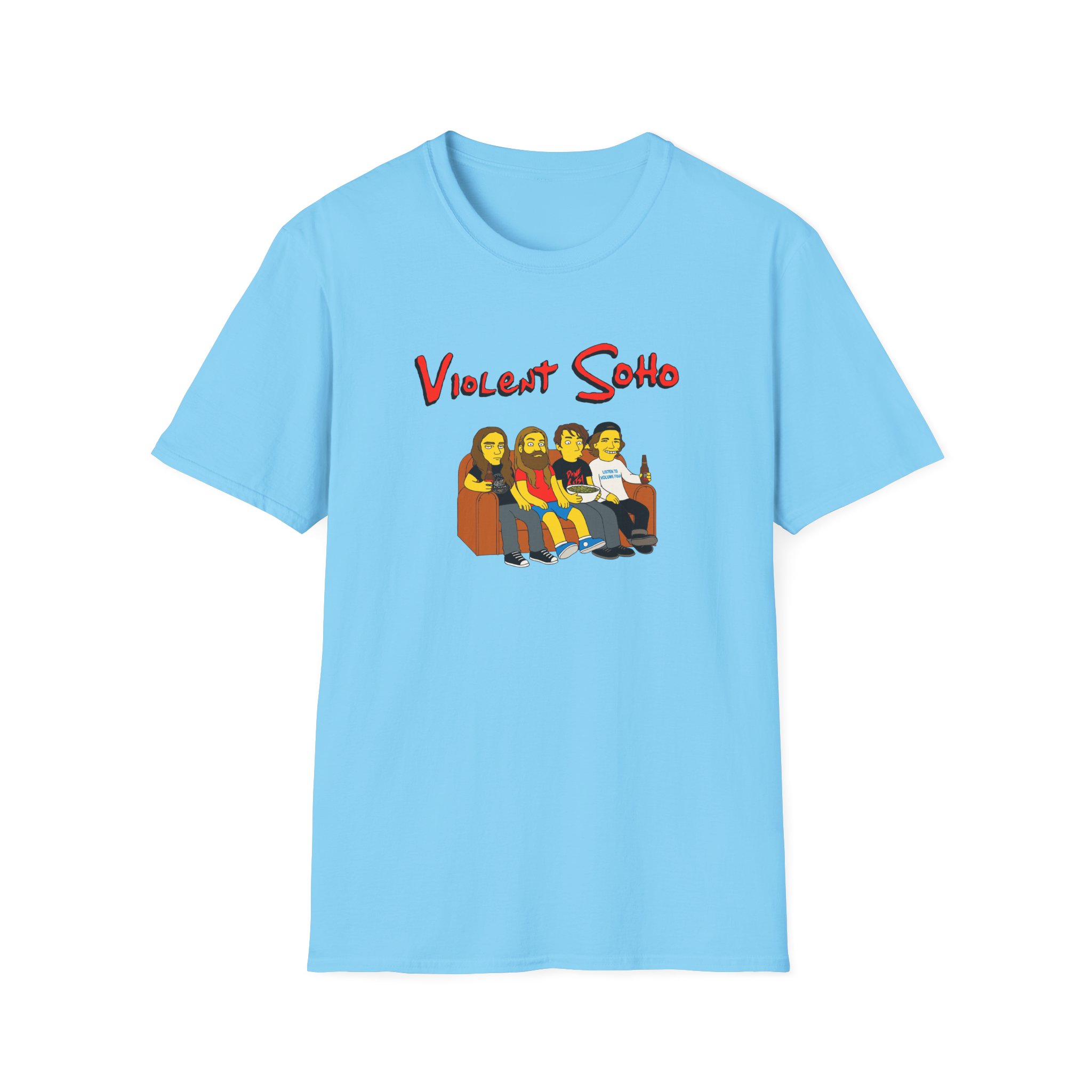 Violent Soho Springfield 4122 Unisex Softstyle T-Shirt - Image 17