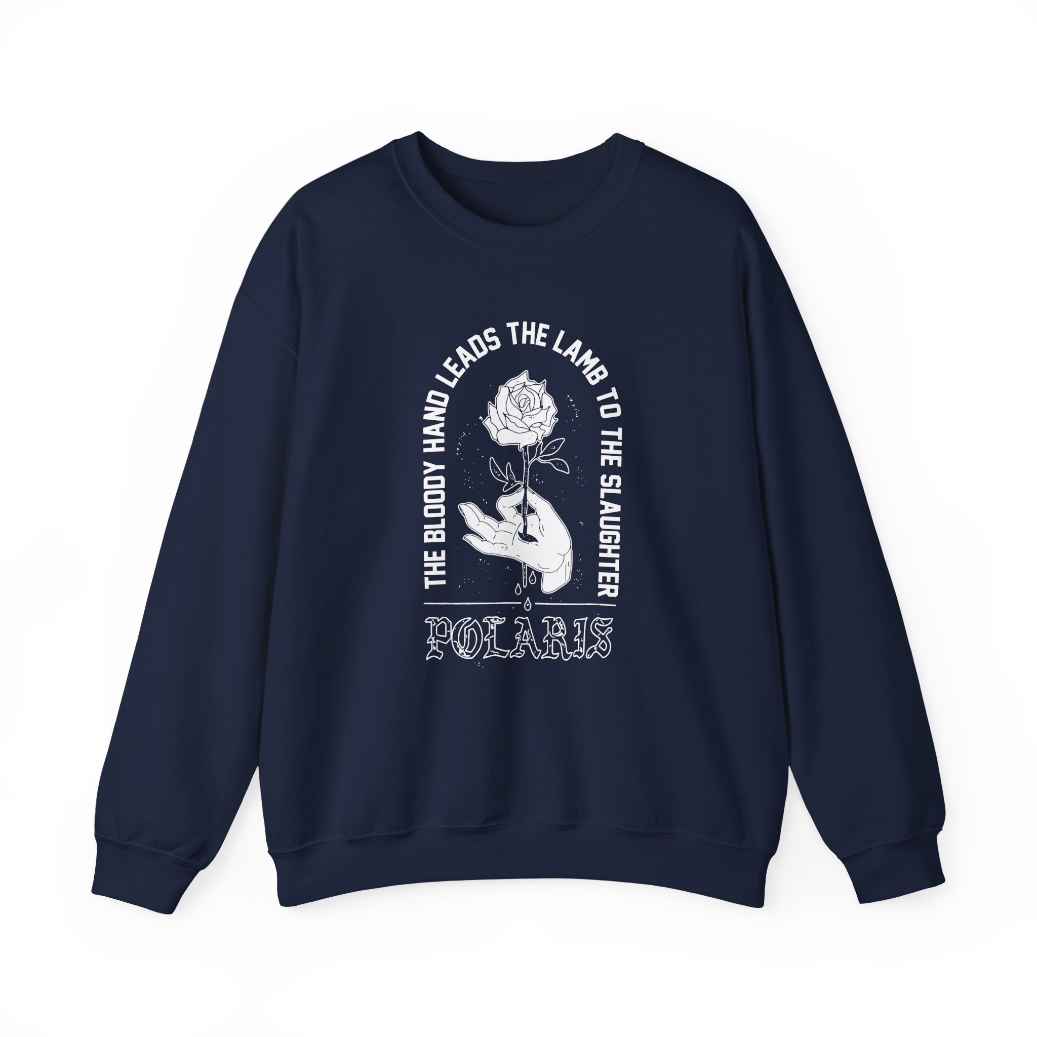 Polaris Bloody Hand Unisex Heavy Blend™ Crewneck Sweatshirt - Image 17