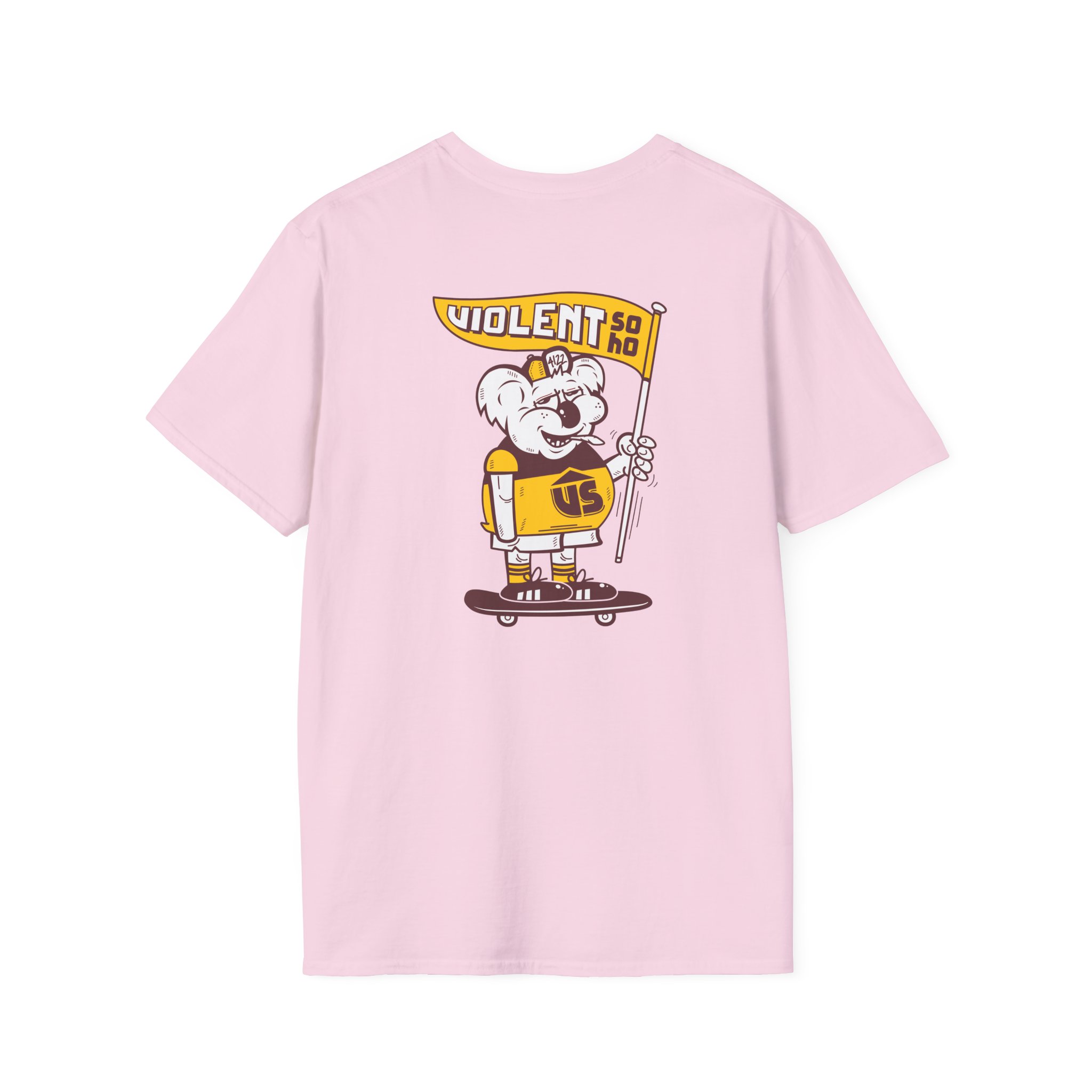 Violent Soho Brisbane Bears Unisex Softstyle T-Shirt - Image 26