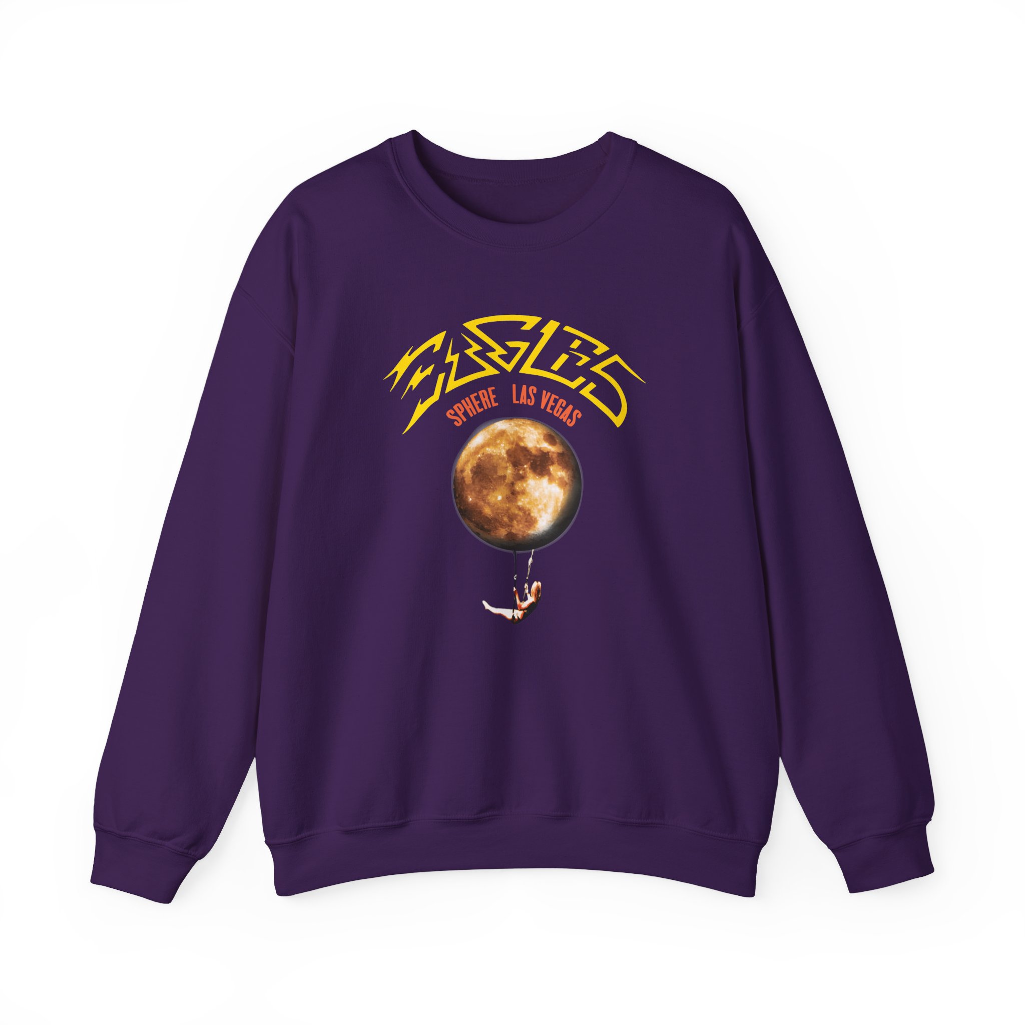 The Eagles Sphere Moon Trapeze Unisex Heavy Blend™ Crewneck Sweatshirt - Image 15