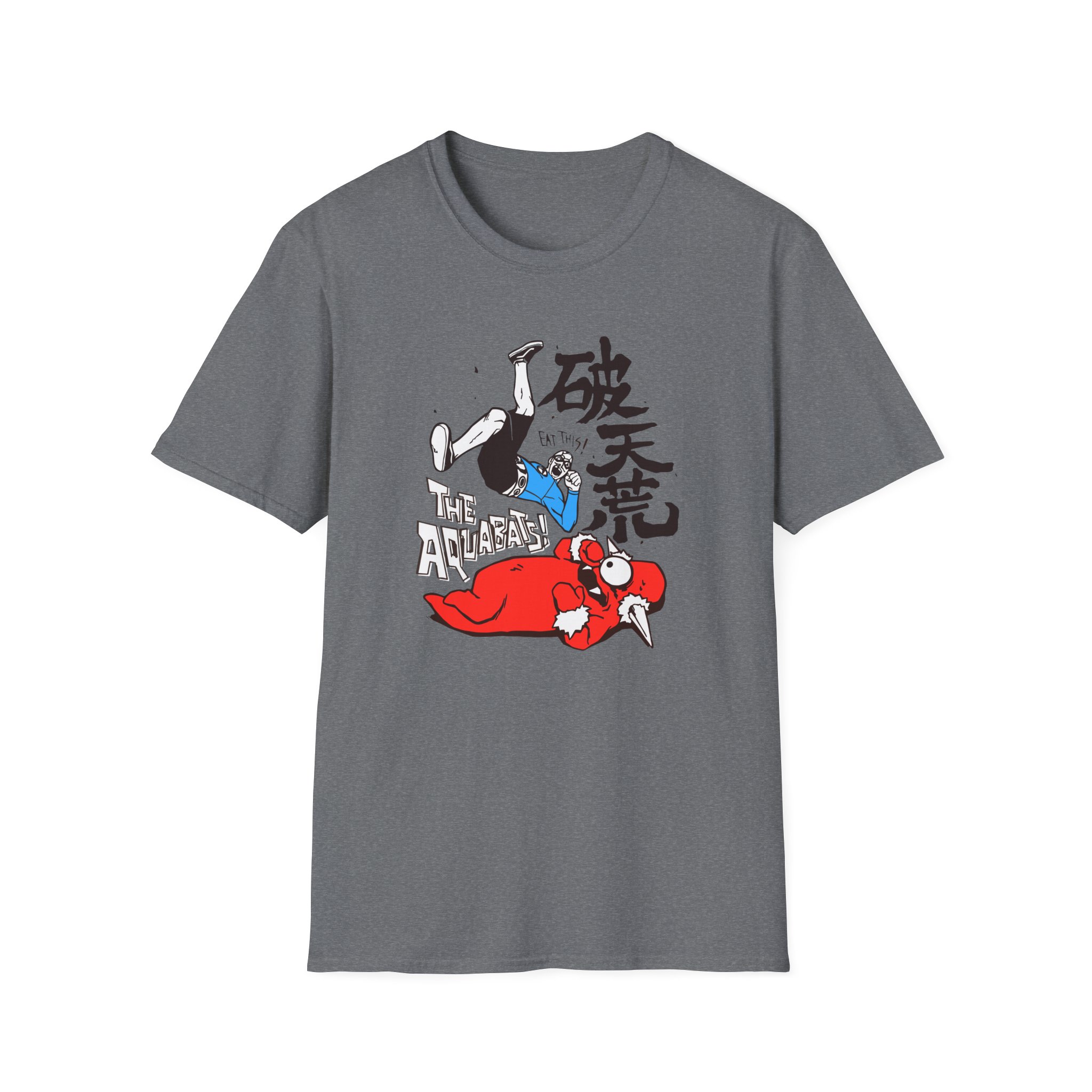 The Aquabats Elbow Drop! Archive Unisex Softstyle T-Shirt - Image 19