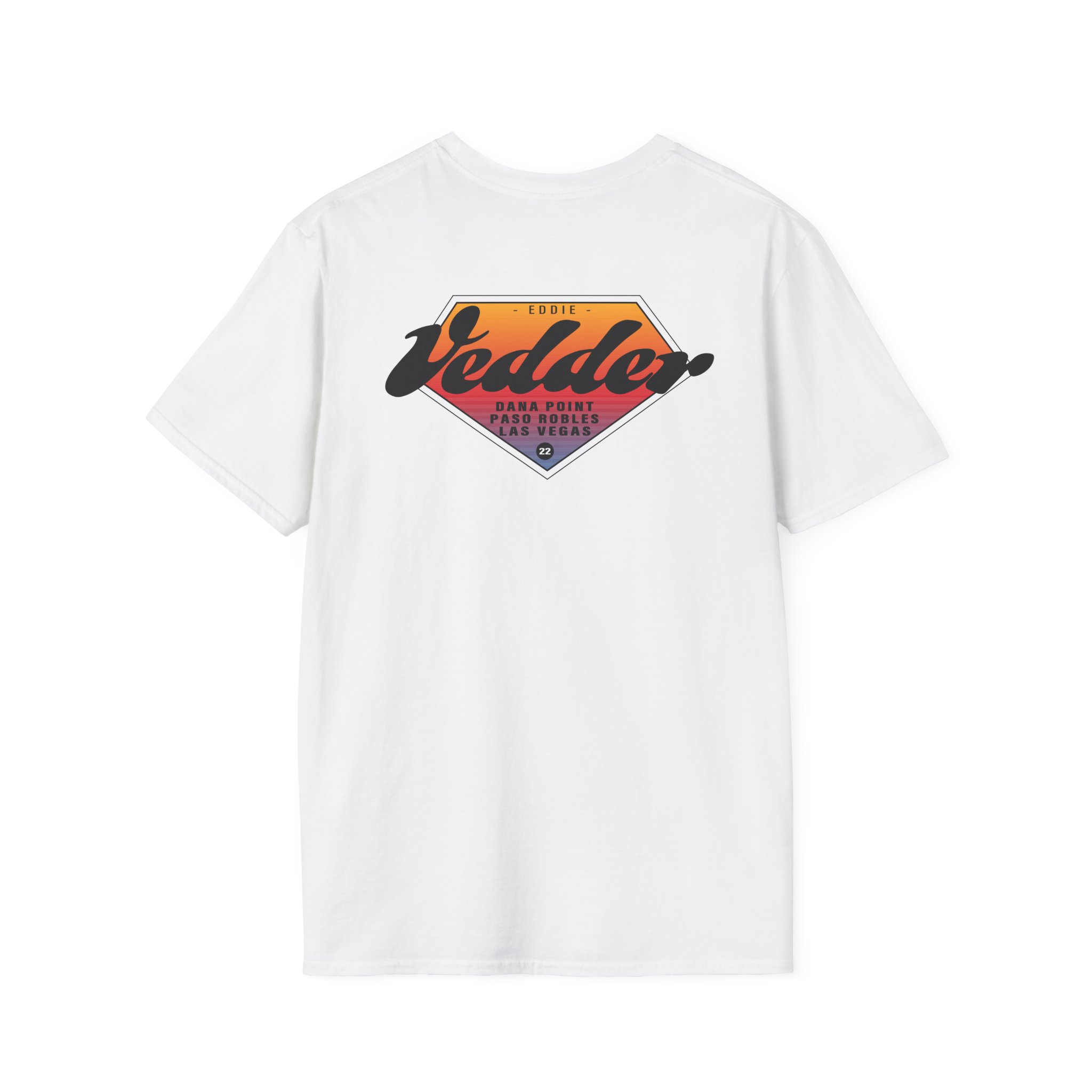 Eddie Vedder Gradient Unisex Softstyle T-Shirt - Image 2
