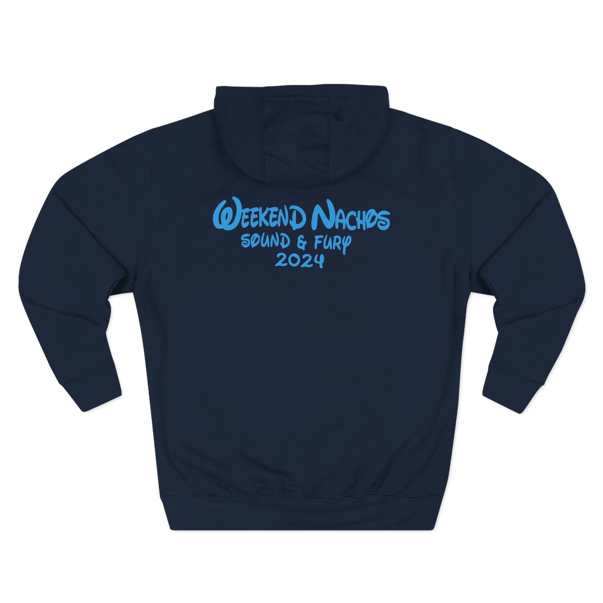 Weekend Nachos Sound and Fury Three-Panel Fleece Hoodie - Image 10