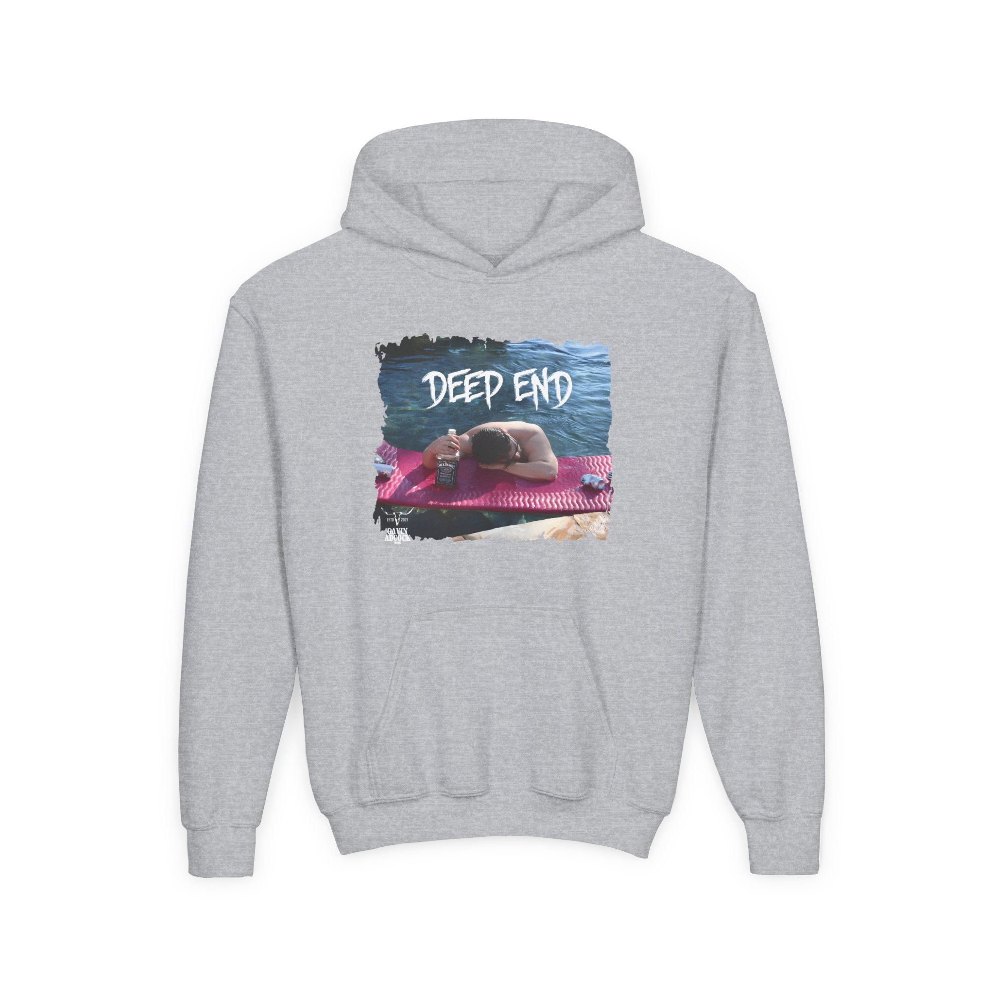 Gavin Adcock Deep End Youth Heavy Blend Hooded Sweatshirt - Image 3