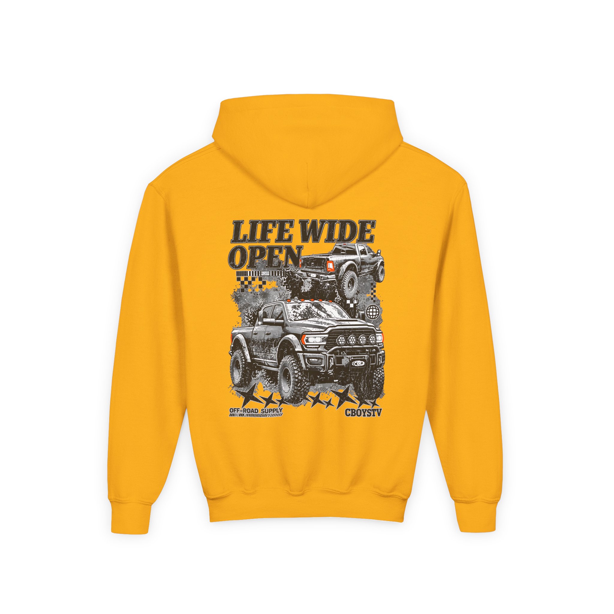 Cboystv Prospector Whiteout Youth Heavy Blend Hooded Sweatshirt - Image 6