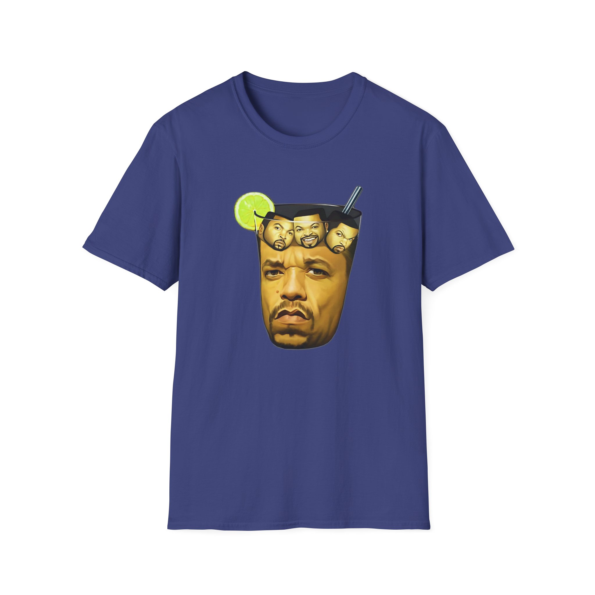 Ice Cube In Iced Tea Unisex Softstyle T-Shirt - Image 21